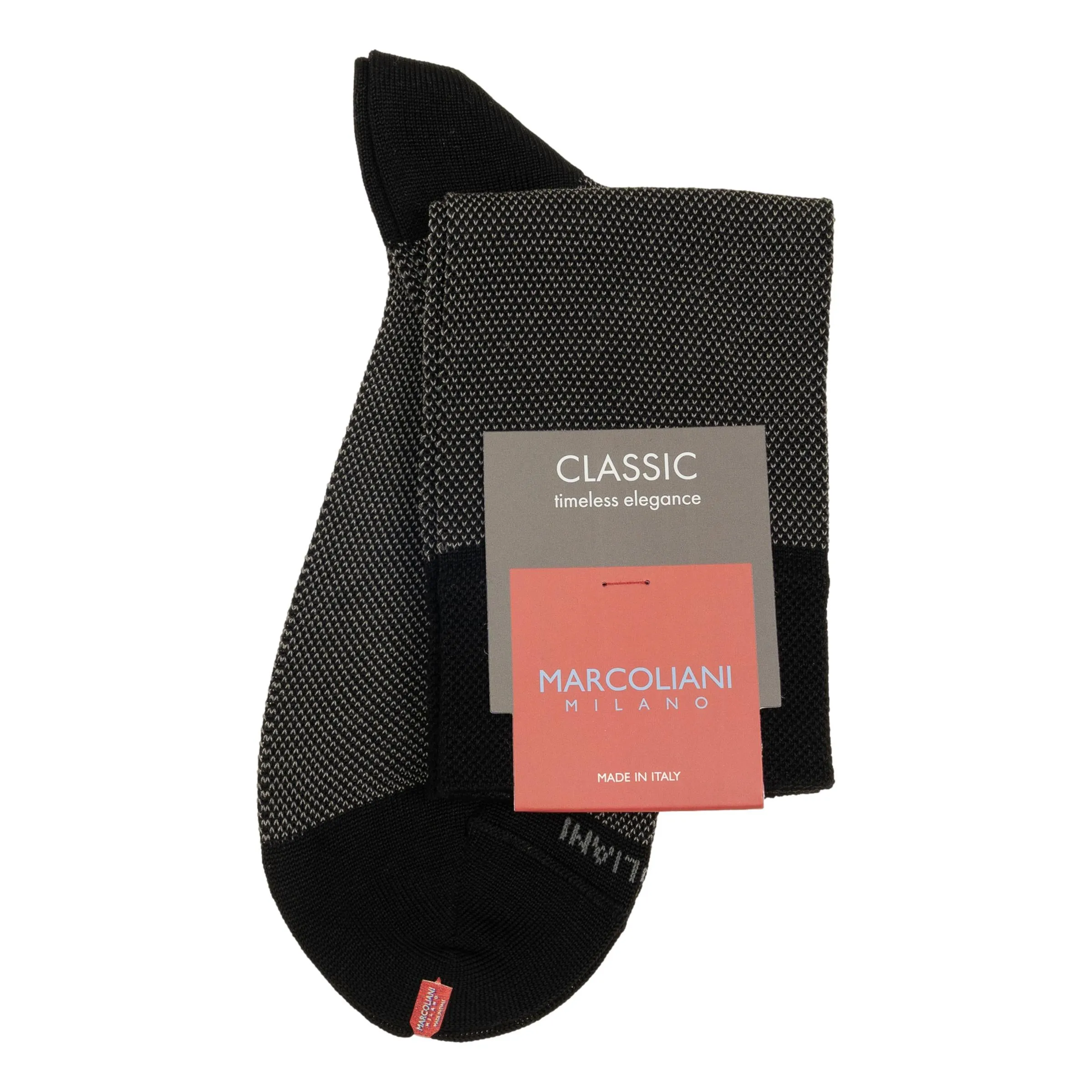 Pima Cotton Birdseye Over the Calf Dress Socks sold by The Andover Shop product image thumbnail 2