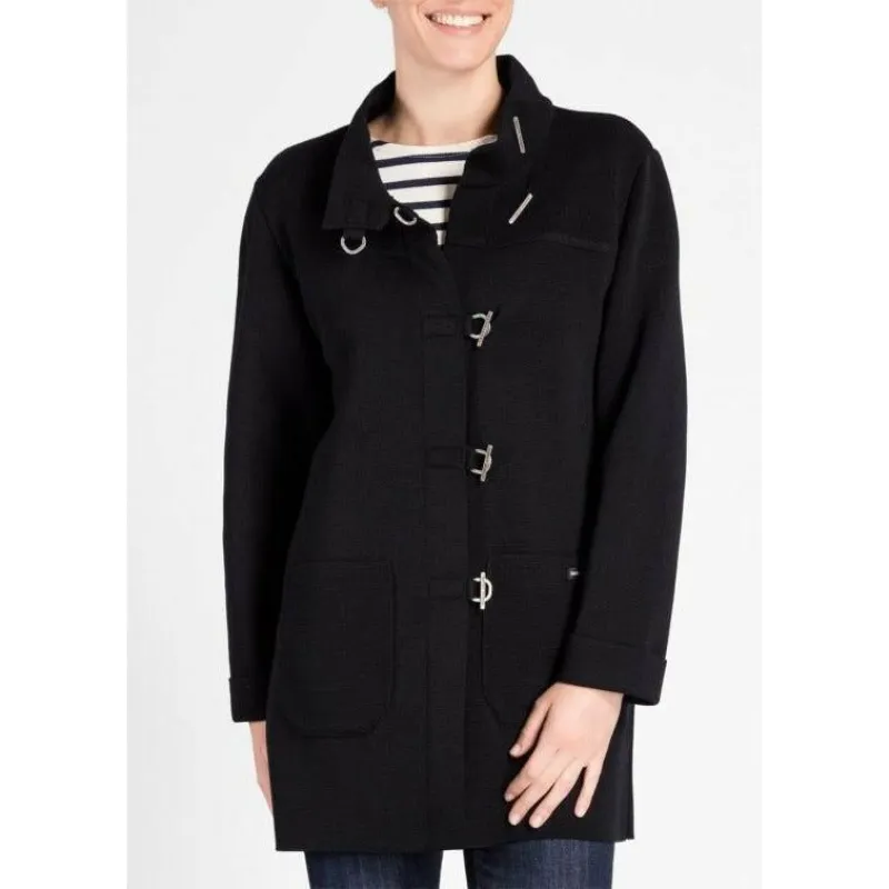 Lille II High-Collar Long Knit Jacket sold by The Andover Shop