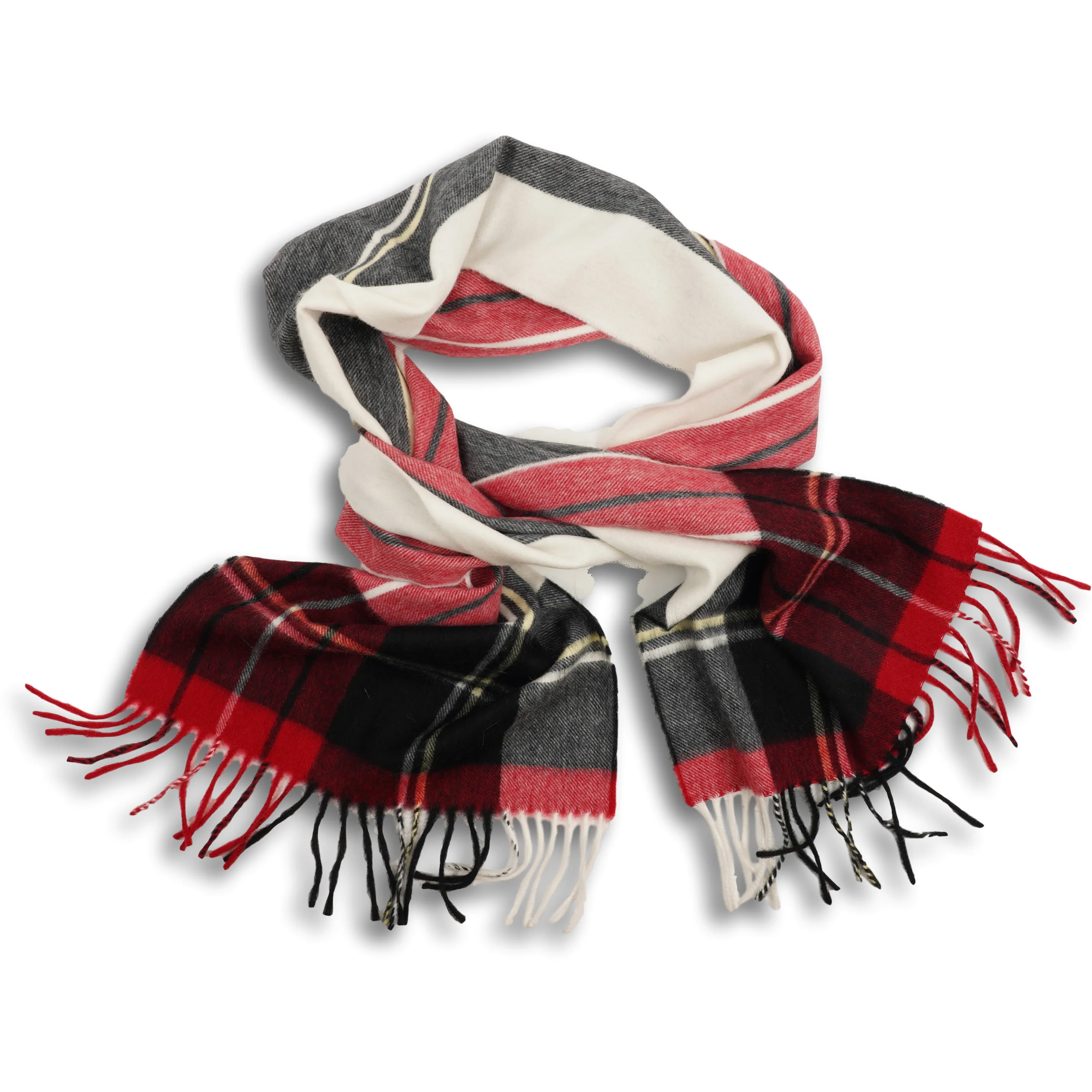 Jura Tartan Lambswool and Angora Scarf sold by The Andover Shop