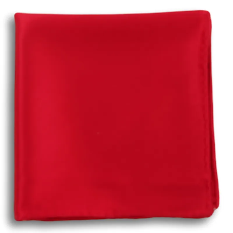 Red Pocket Square sold by The Andover Shop