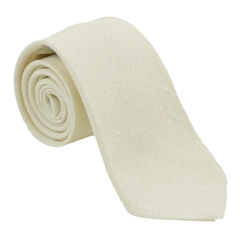Solid Irish Linen Tie sold by The Andover Shop