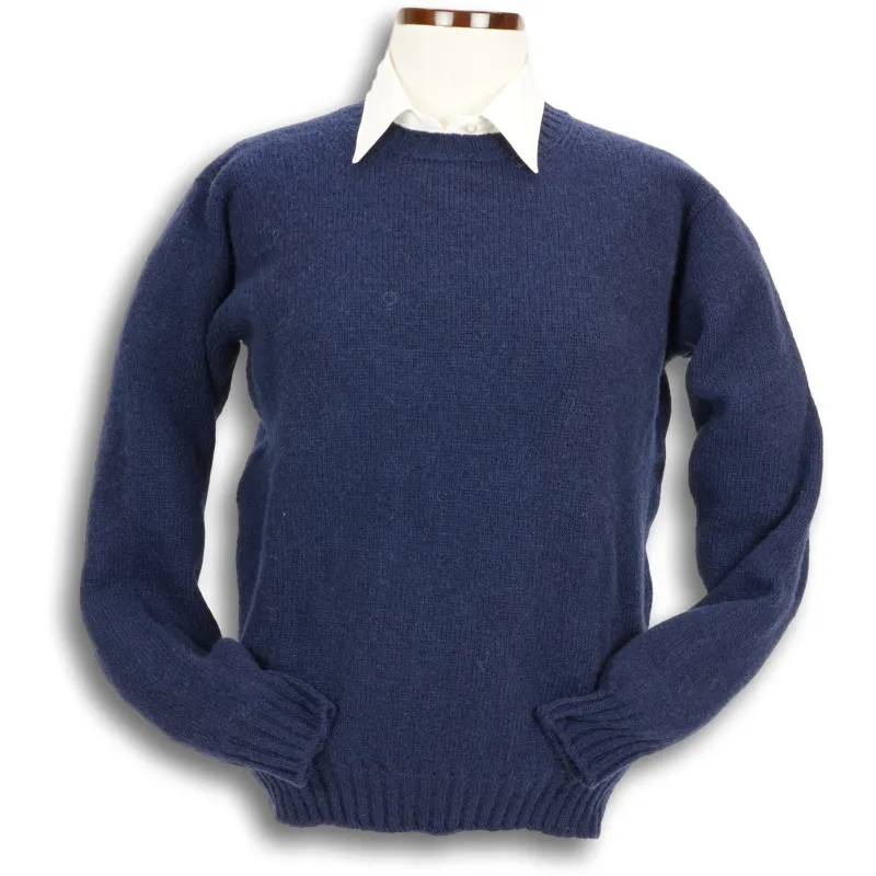 Ladies Shetland Crew Neck Sweater sold by The Andover Shop