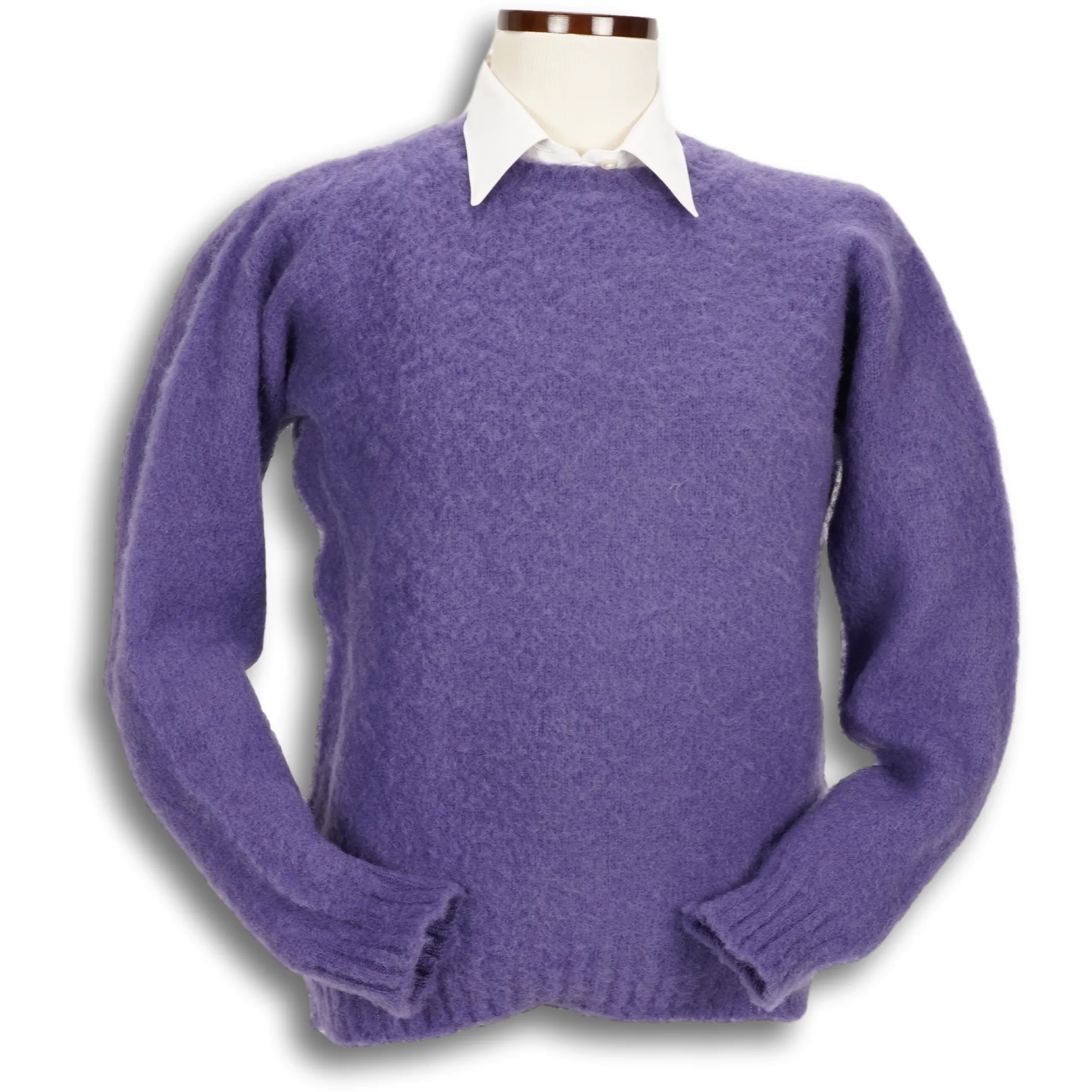 Ladies Brushed Shetland Crew Neck Sweater sold by The Andover Shop product image thumbnail 4