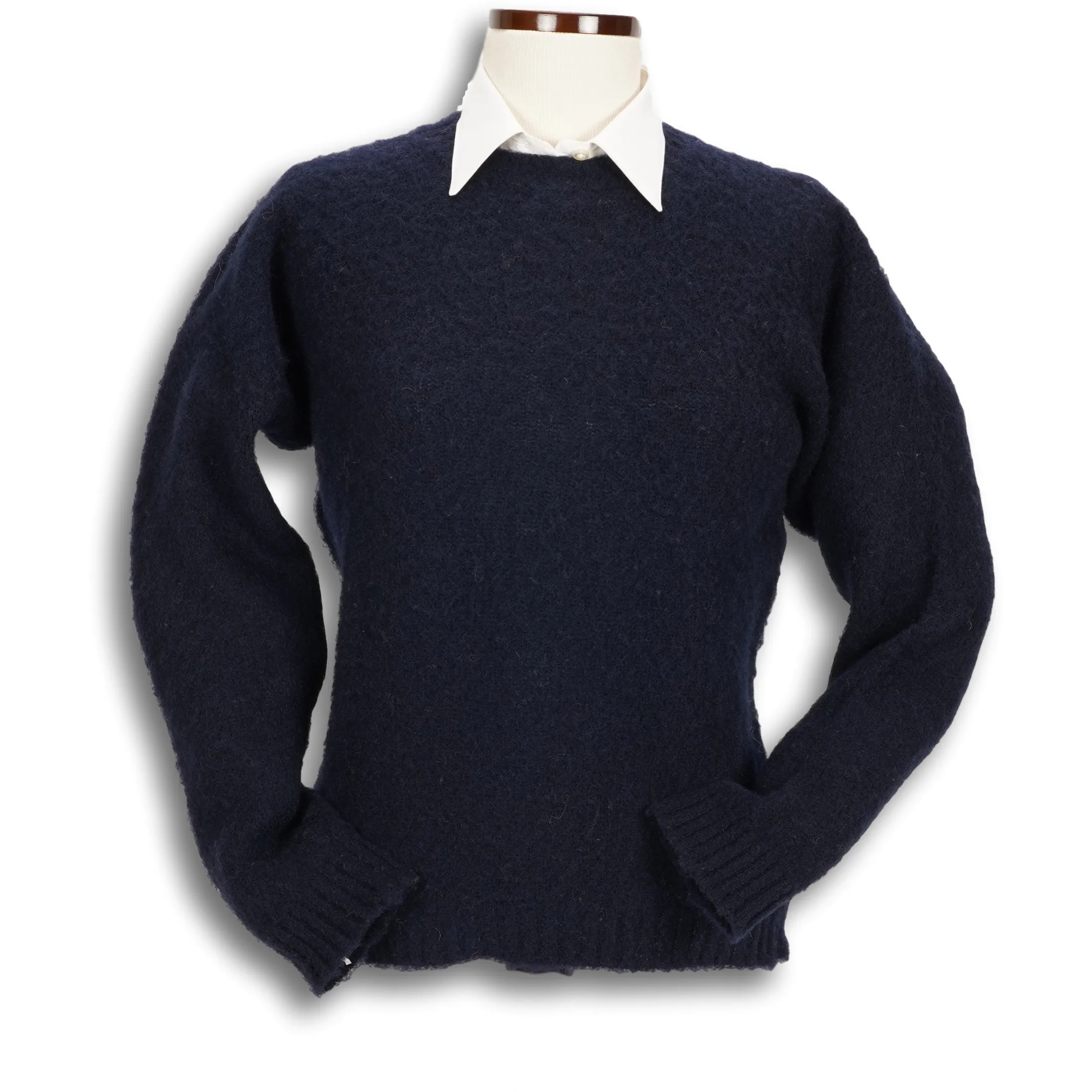 Ladies Brushed Shetland Crew Neck Sweater sold by The Andover Shop product image thumbnail 2