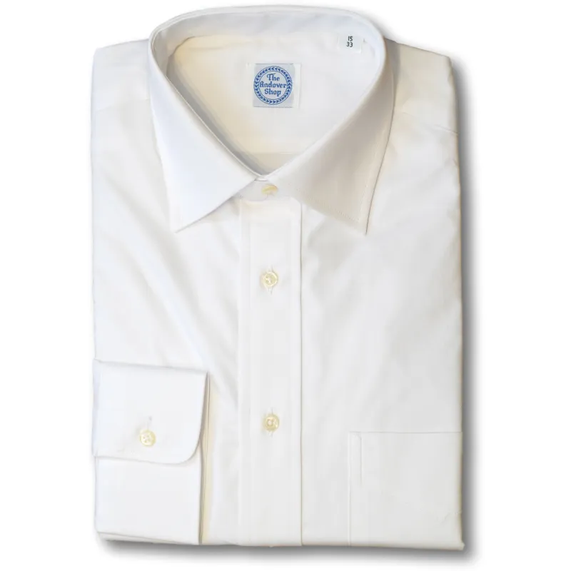 Pinpoint Oxford Spread Collar Tailored Fit Dress Shirt sold by The Andover Shop