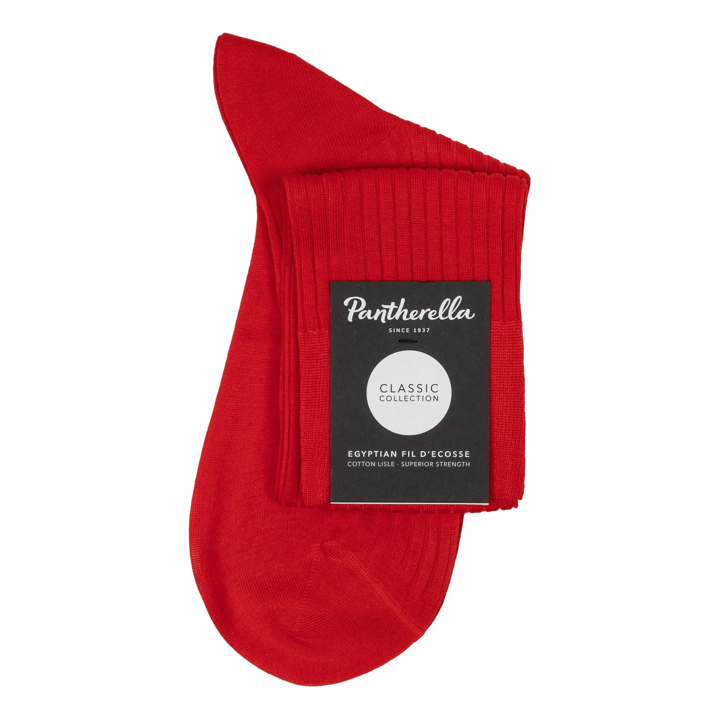 Danvers 5x3 Rib Cotton Lisle Over the Calf Dress Socks sold by The Andover Shop product image thumbnail 3
