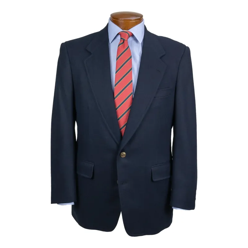 Navy Wool Flannel Blazer (40S) sold by The Andover Shop