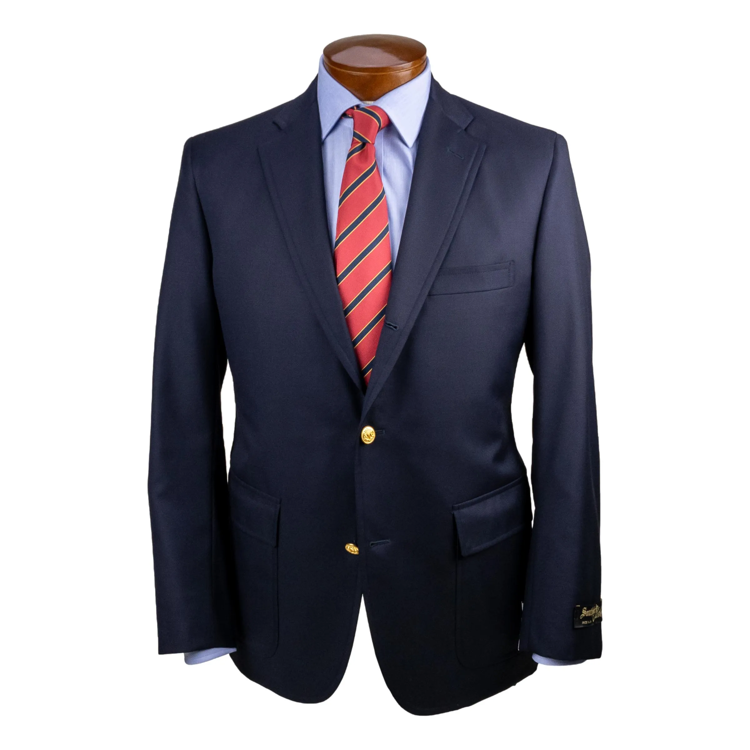 Cambridge Fit Super 120's Navy Blazer sold by The Andover Shop