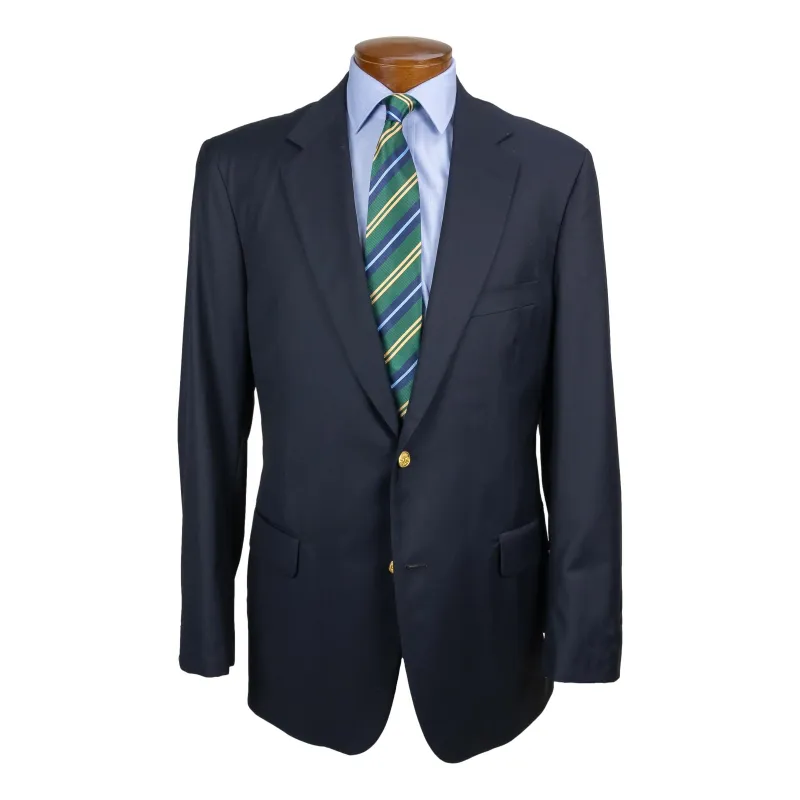 Traditional Andover Fit Super 120's Navy Blazer sold by The Andover Shop