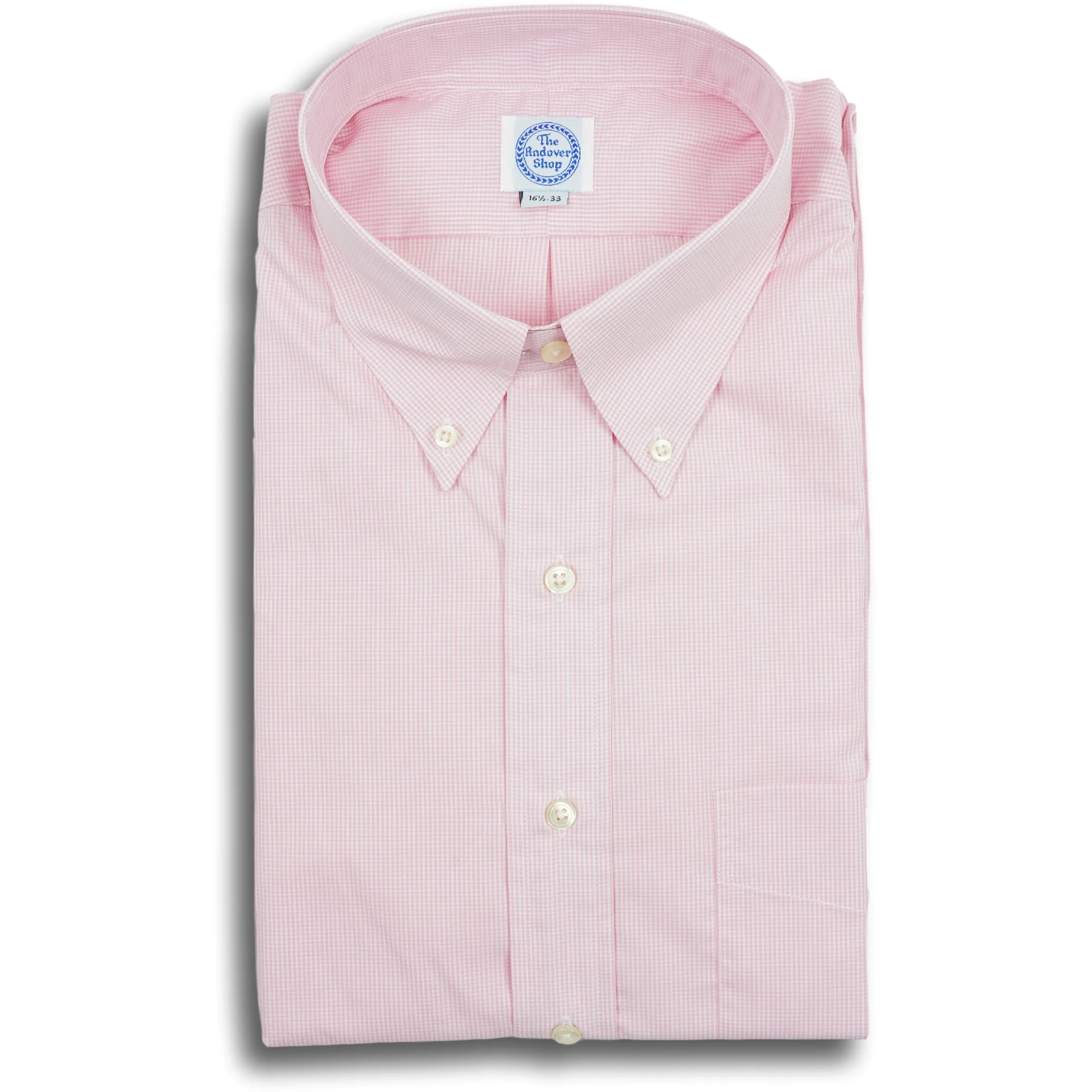 Gingham Check Button Down Shirt sold by The Andover Shop product image thumbnail 2