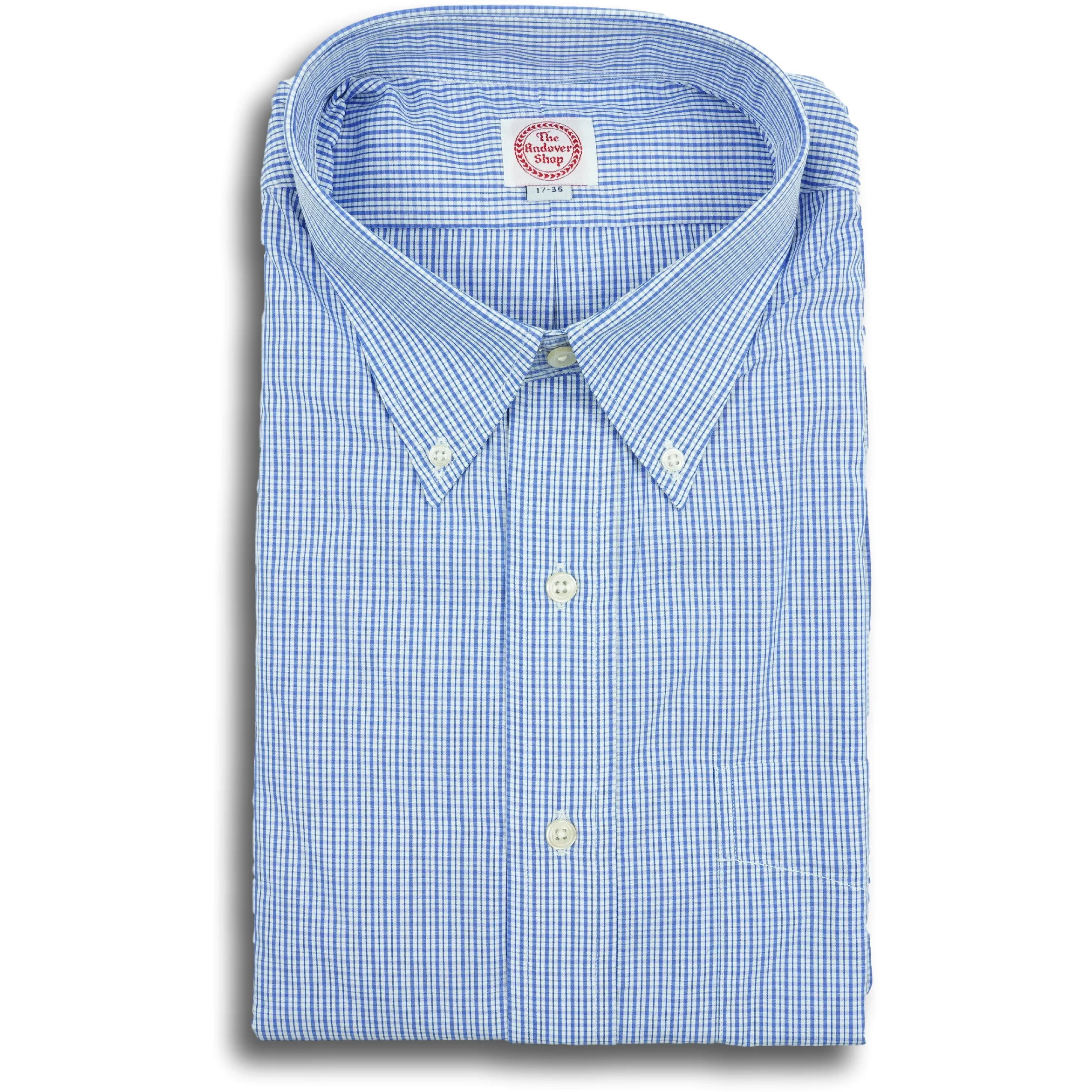 Gingham Check Button Down Shirt sold by The Andover Shop product image thumbnail 3