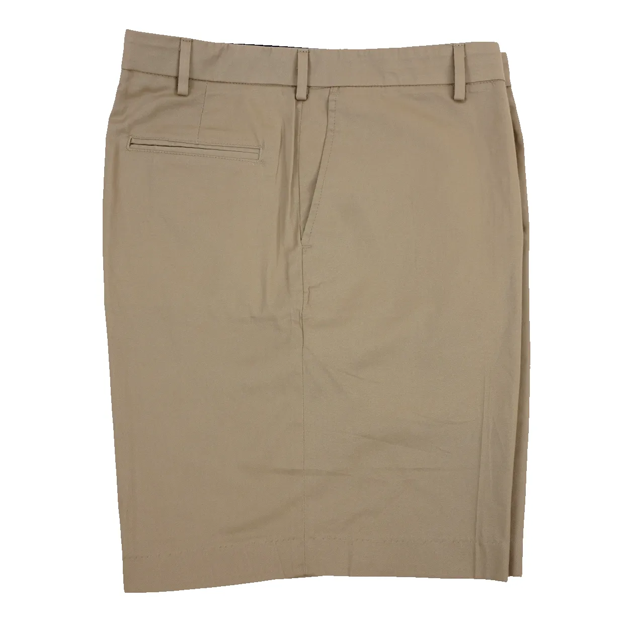 Cotton Twill Plain Front Walkshorts sold by The Andover Shop
