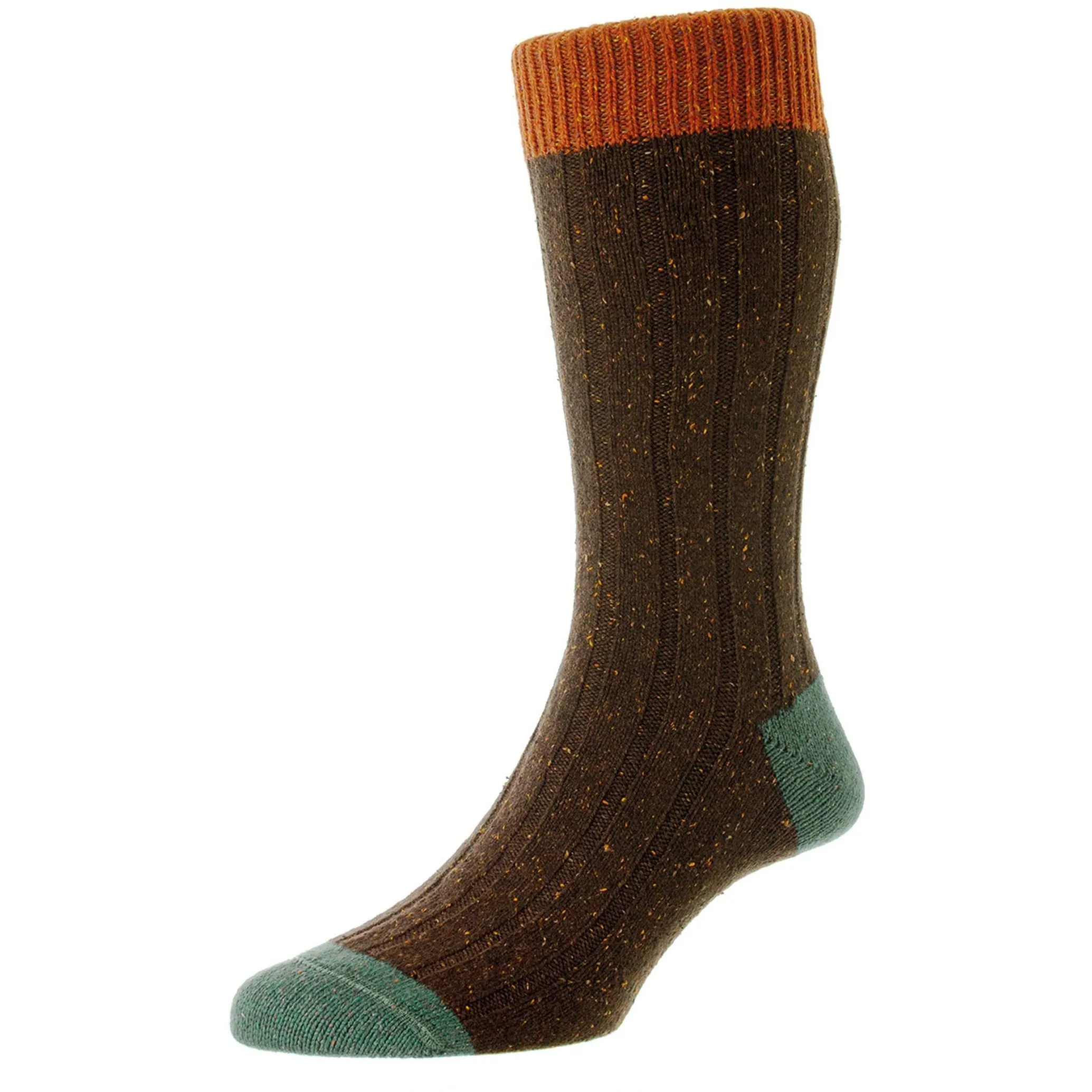 Thornham 6 x 2 Ribbed Heavy Wool Socks sold by The Andover Shop product image thumbnail 4