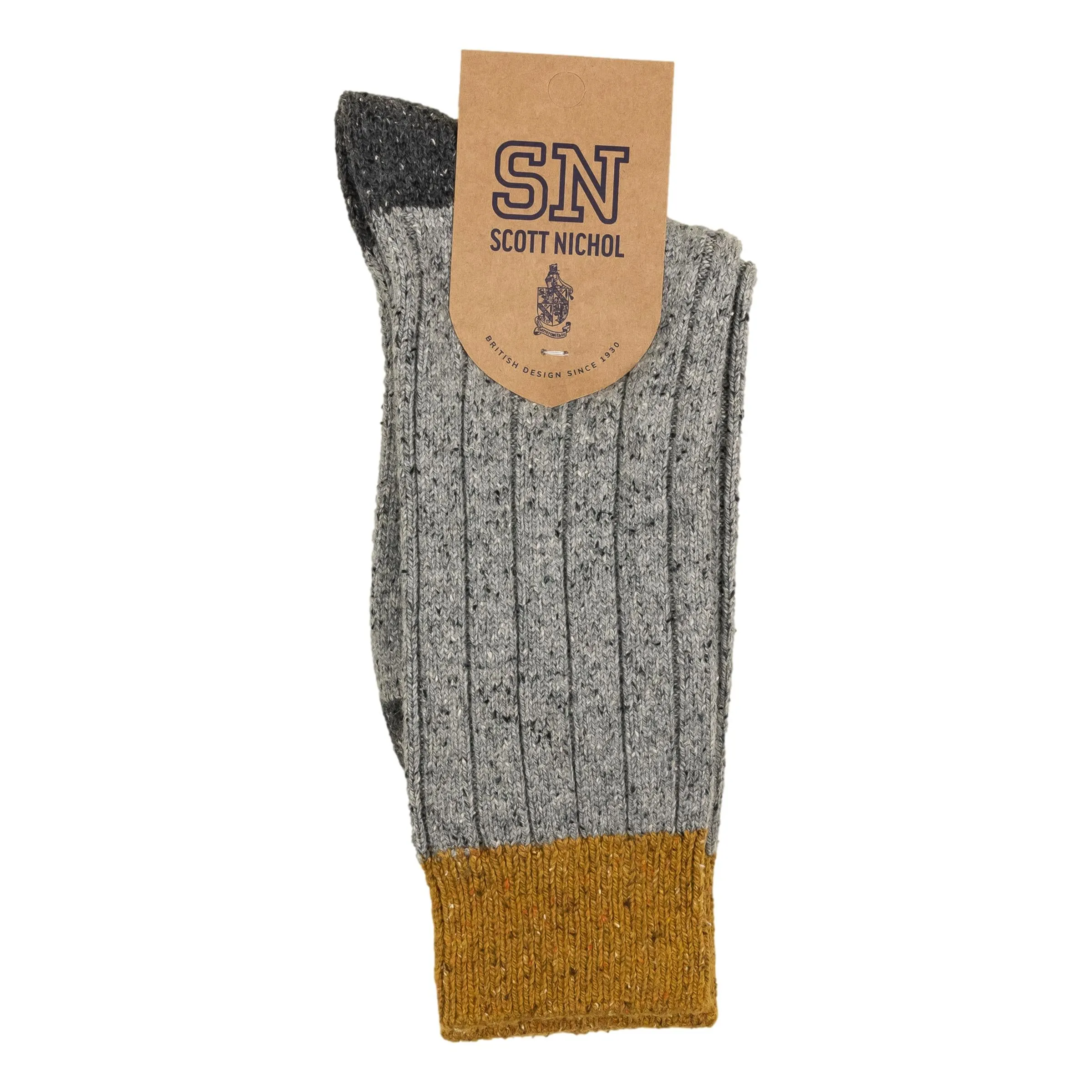 Thornham 6 x 2 Ribbed Heavy Wool Socks sold by The Andover Shop product image thumbnail 3