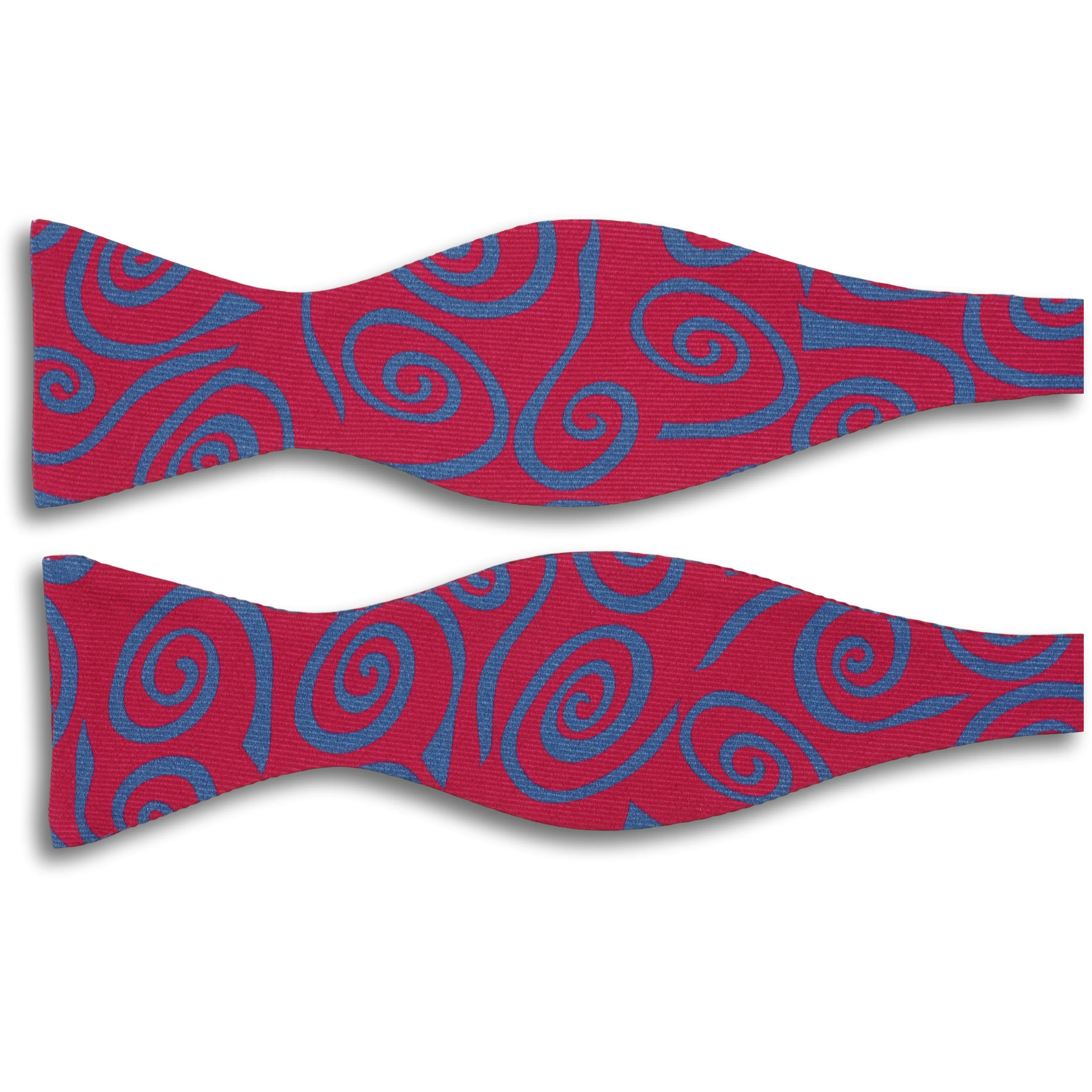 Swirl Patterned Silk Butterfly Bow sold by The Andover Shop