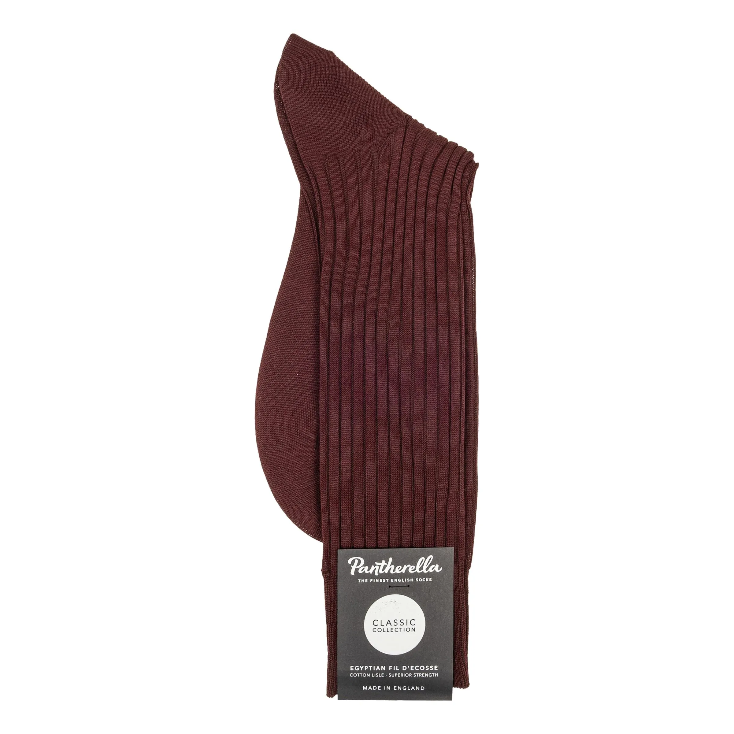 Danvers 5x3 Rib Cotton Lisle Dress Socks sold by The Andover Shop product image thumbnail 5