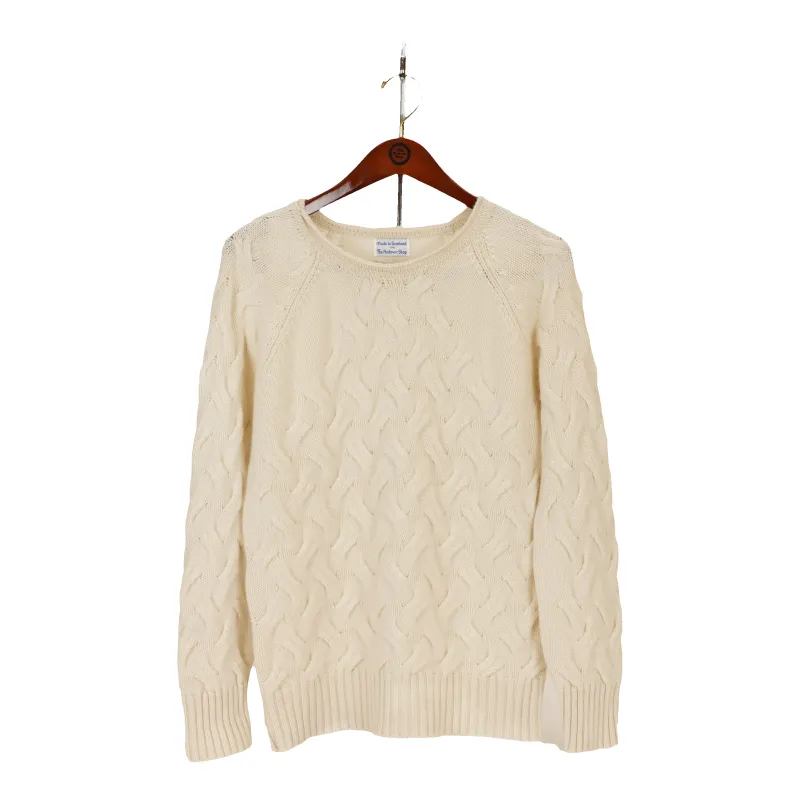 Adalyn Cable Crew Sweater sold by The Andover Shop