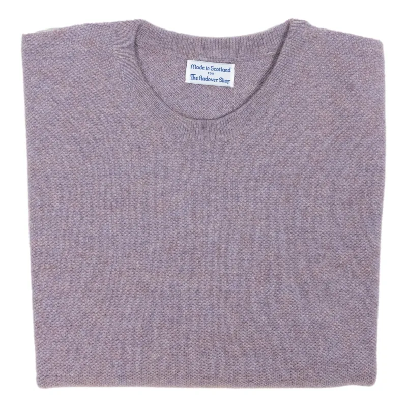 Pure Cashmere Waffle Knit Crew Neck Sweater sold by The Andover Shop
