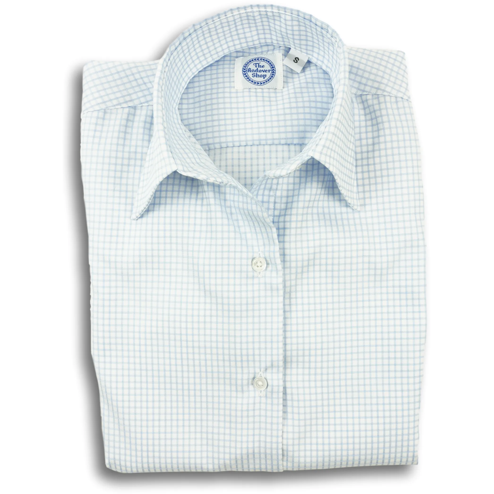 Twill Graph Check Women's Dress Shirt sold by The Andover Shop product image thumbnail 2