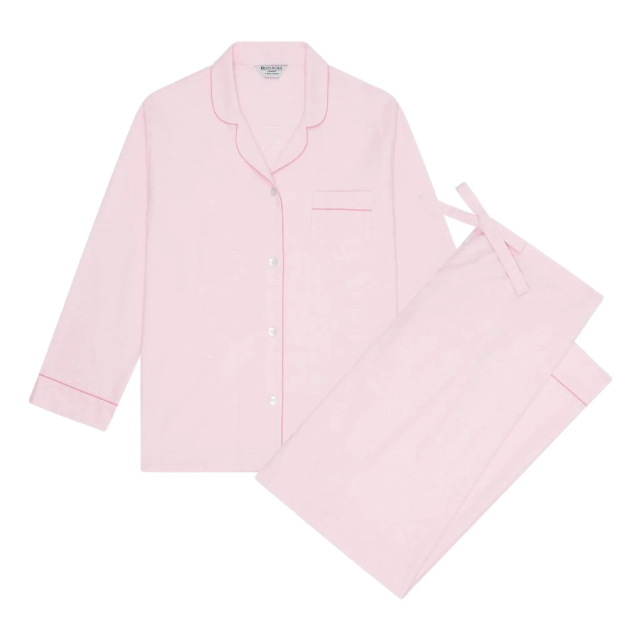 Ladies Brushed Cotton Flannel Pyjamas sold by The Andover Shop