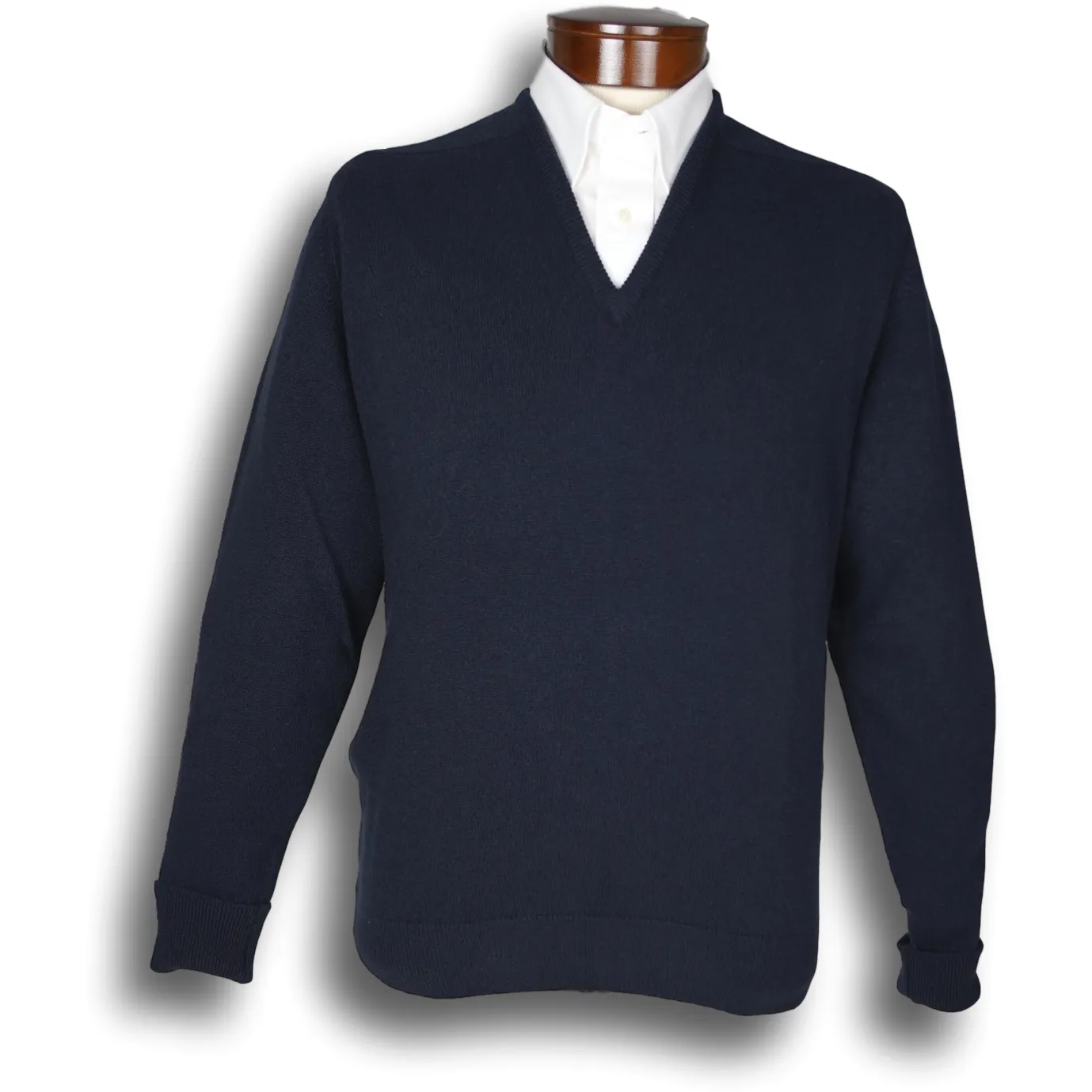 Cashmere V-Neck Sweater sold by The Andover Shop product image thumbnail 4