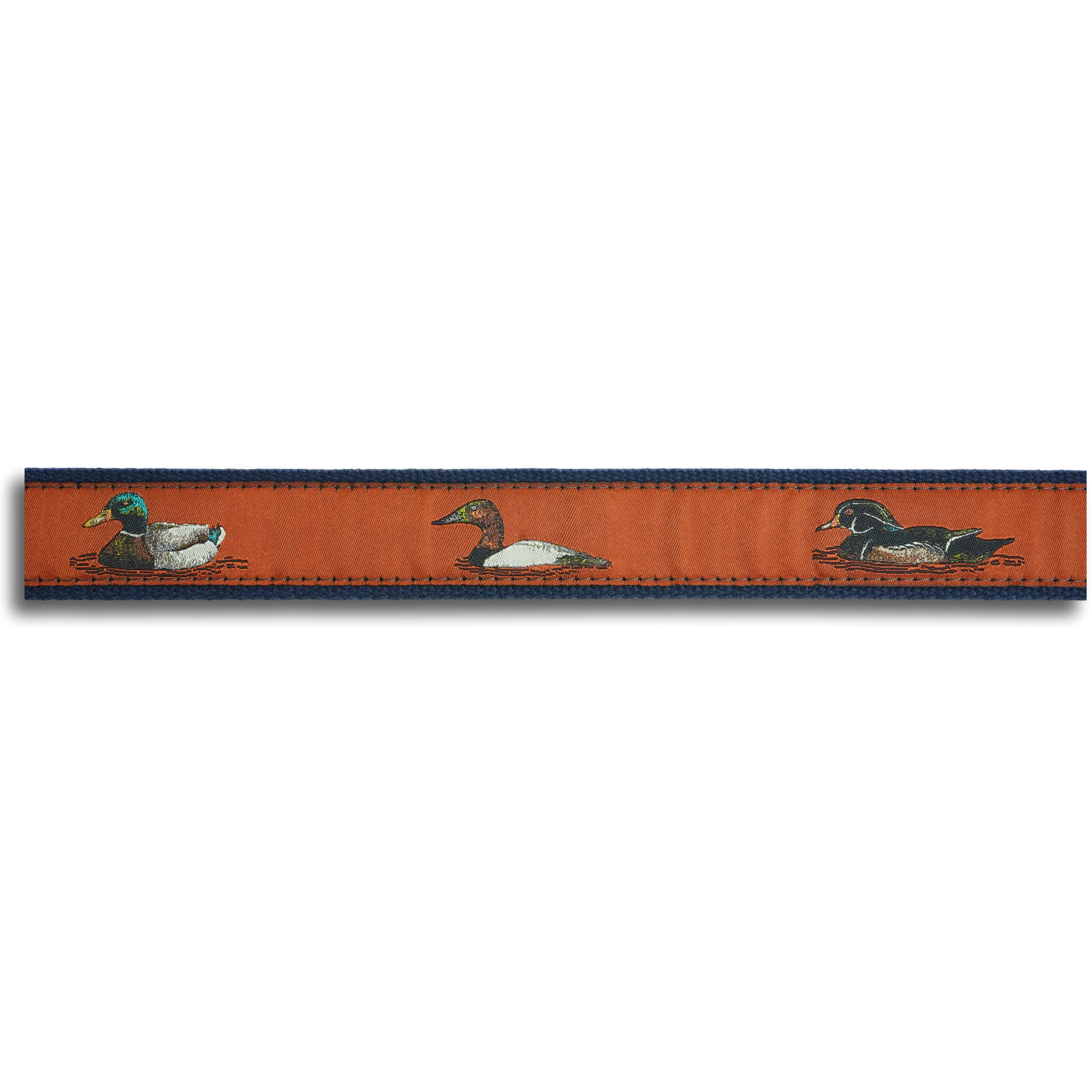 Burnt Sienna Ducks Leather Tab Belt sold by The Andover Shop product image thumbnail 3