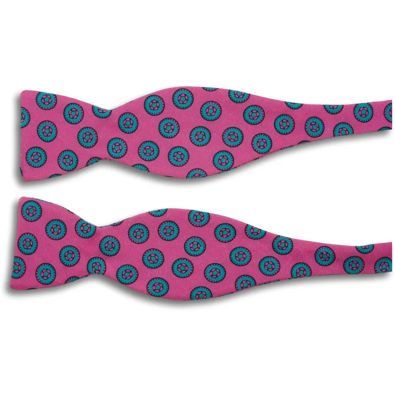 Patterned Circles Wool Butterfly Bow Tie sold by The Andover Shop