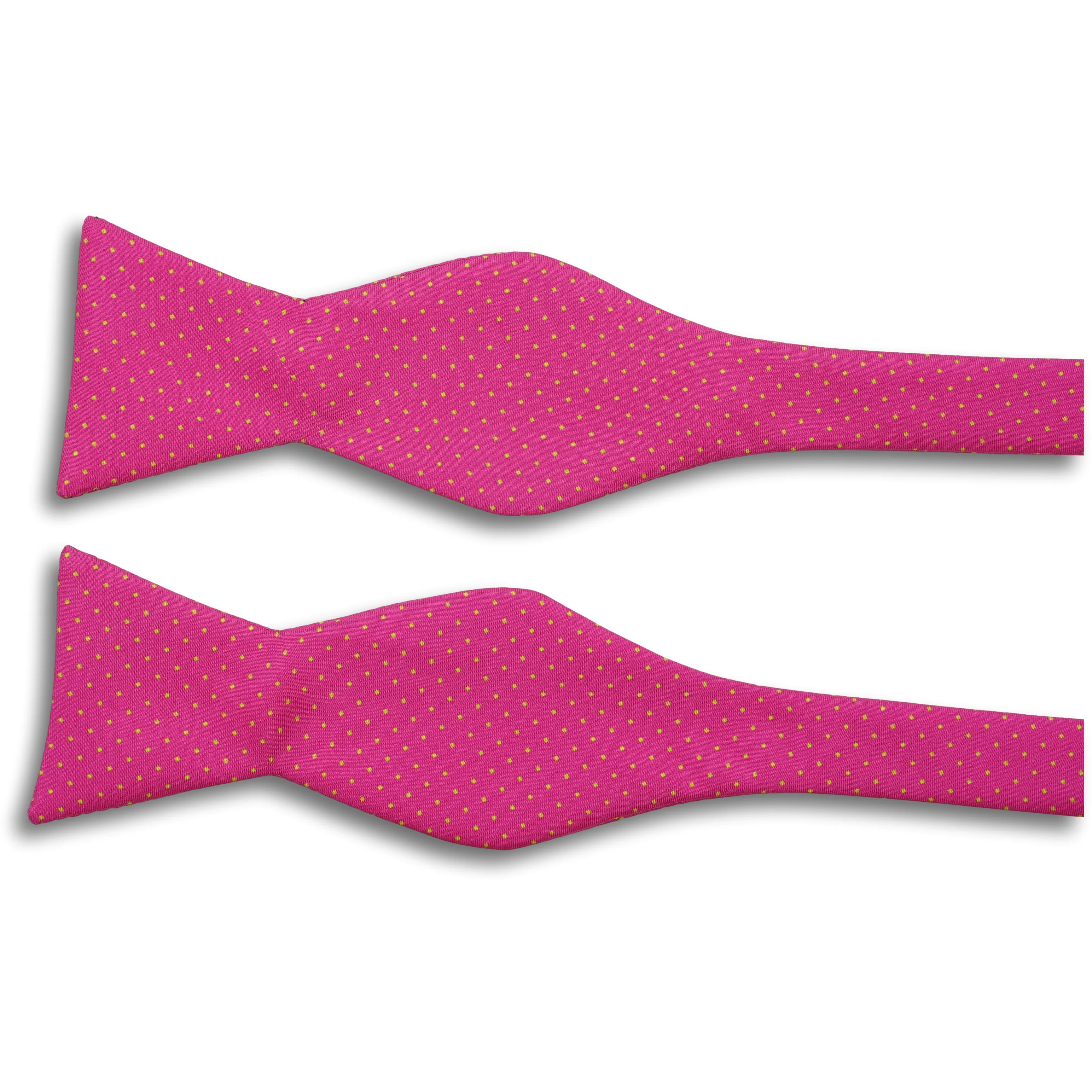 Solid with Small Squares Silk Butterfly Bow Tie sold by The Andover Shop product image thumbnail 2