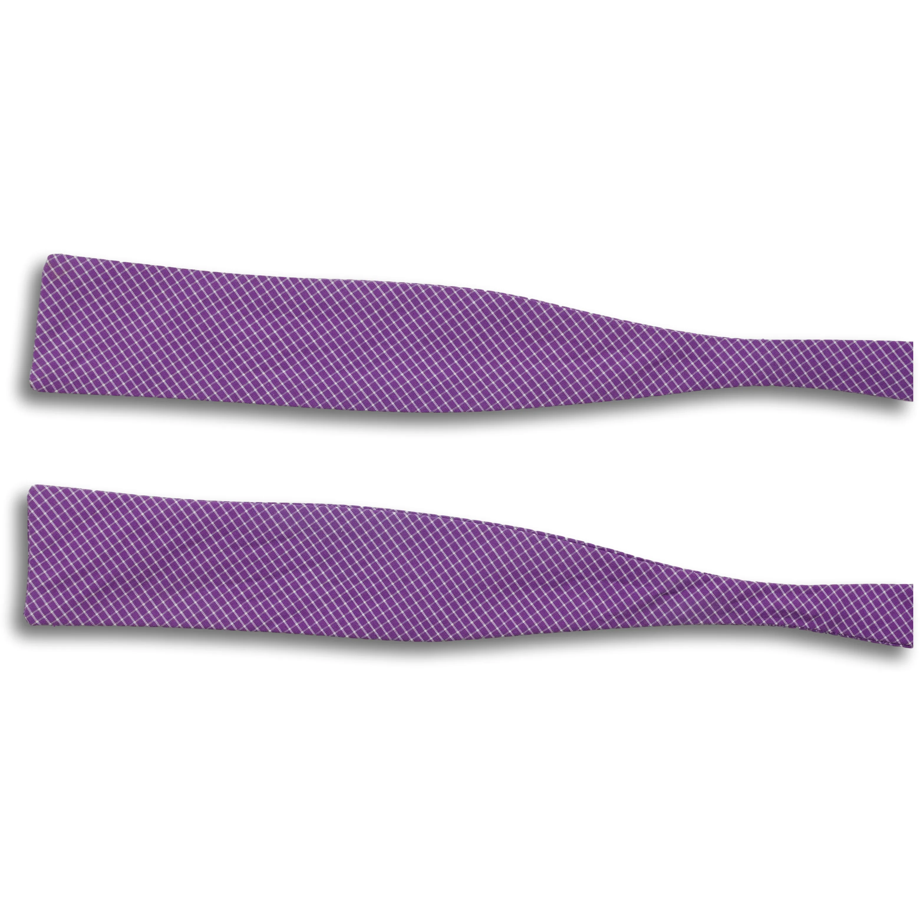 Checked Silk Bow Tie sold by The Andover Shop product image thumbnail 2