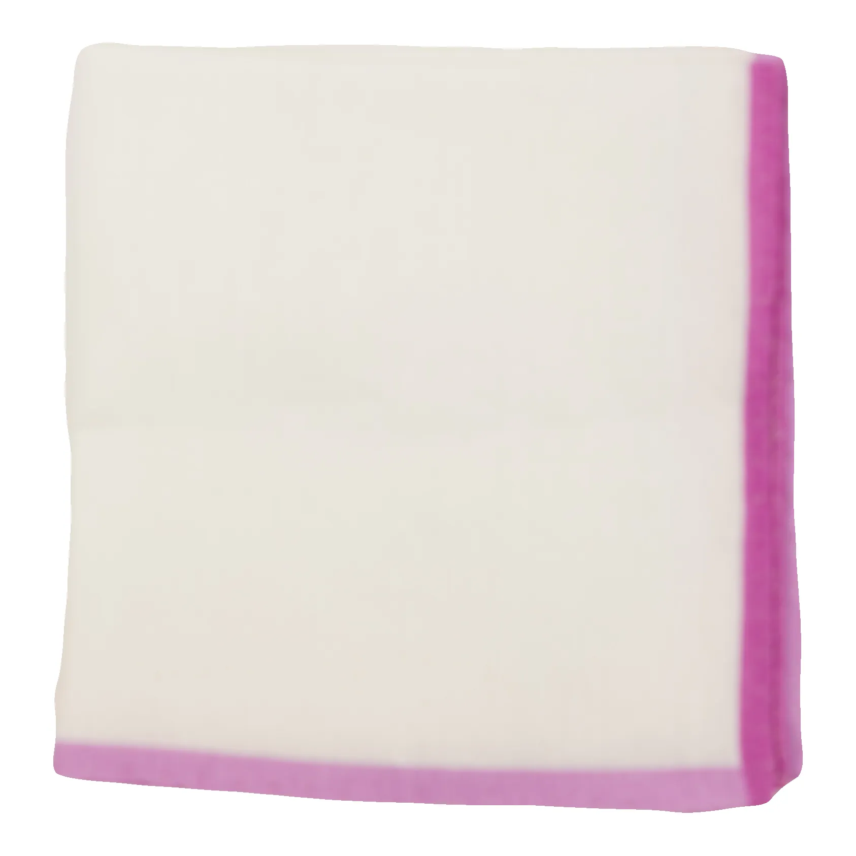 White with Colored Border Pocket Square sold by The Andover Shop product image thumbnail 4