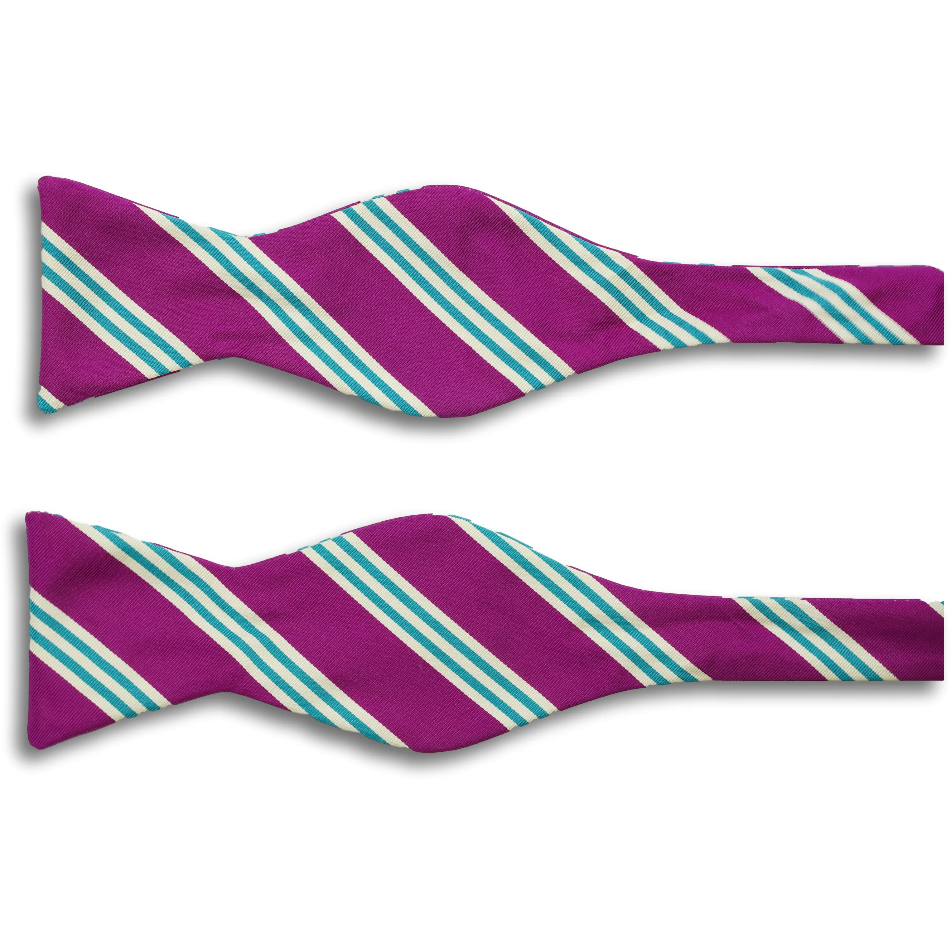 Striped Silk Bow Tie sold by The Andover Shop product image thumbnail 2