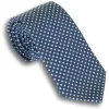 Silver Color Filled Circle Silk Tie sold by The Andover Shop