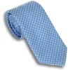 Silver Color Filled Circle Silk Tie sold by The Andover Shop