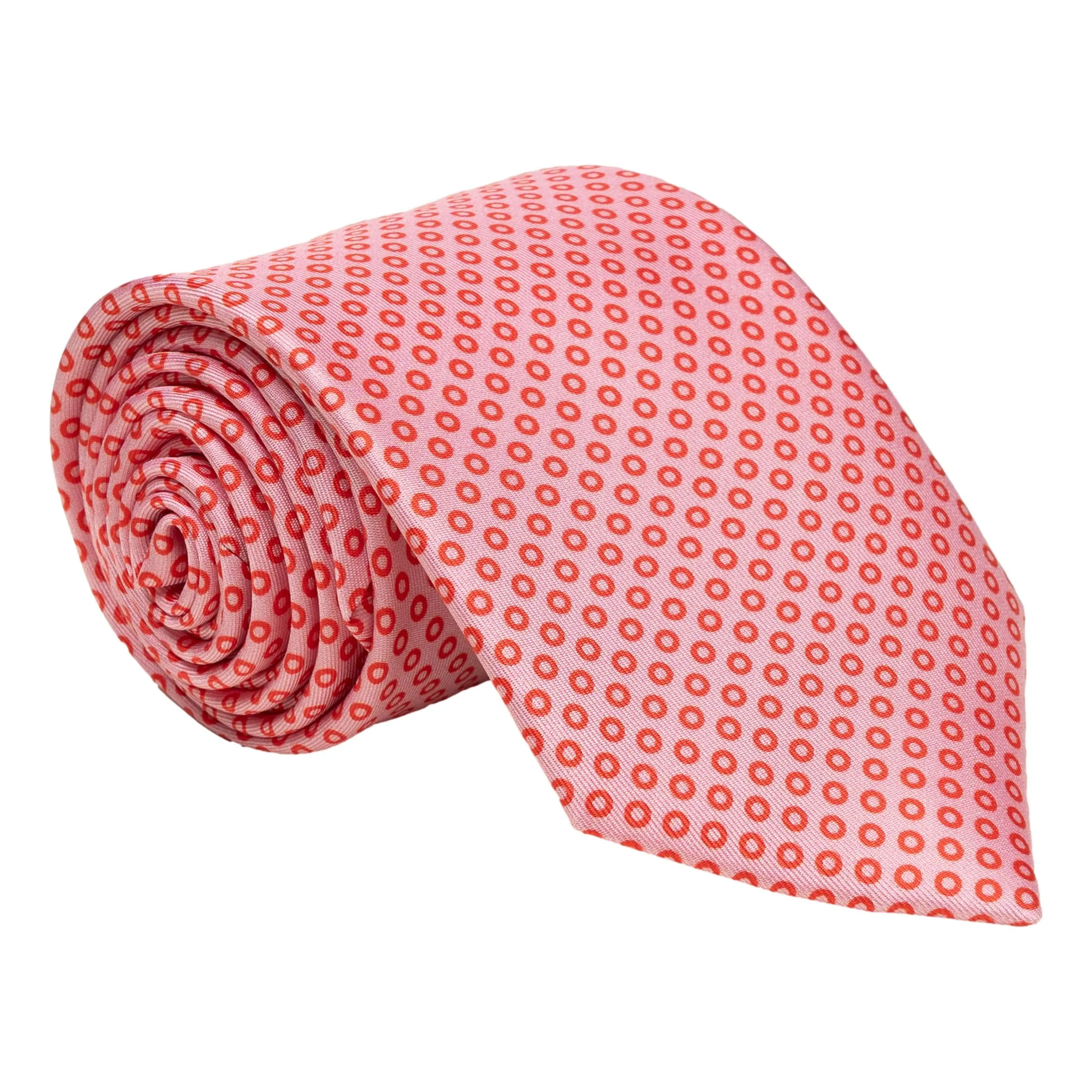 Circle Patterned Silk Tie sold by The Andover Shop product image thumbnail 5