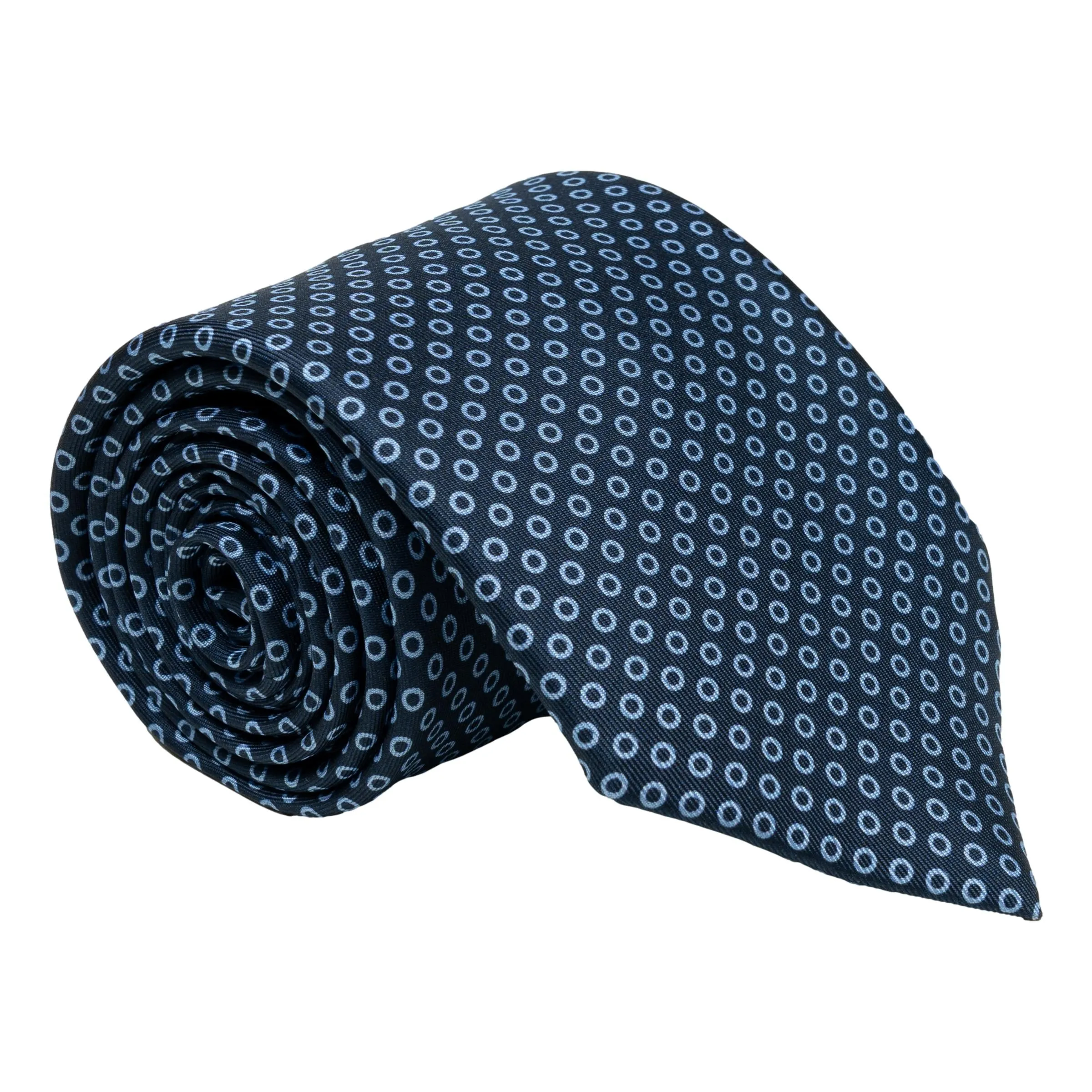 Circle Patterned Silk Tie sold by The Andover Shop product image thumbnail 2