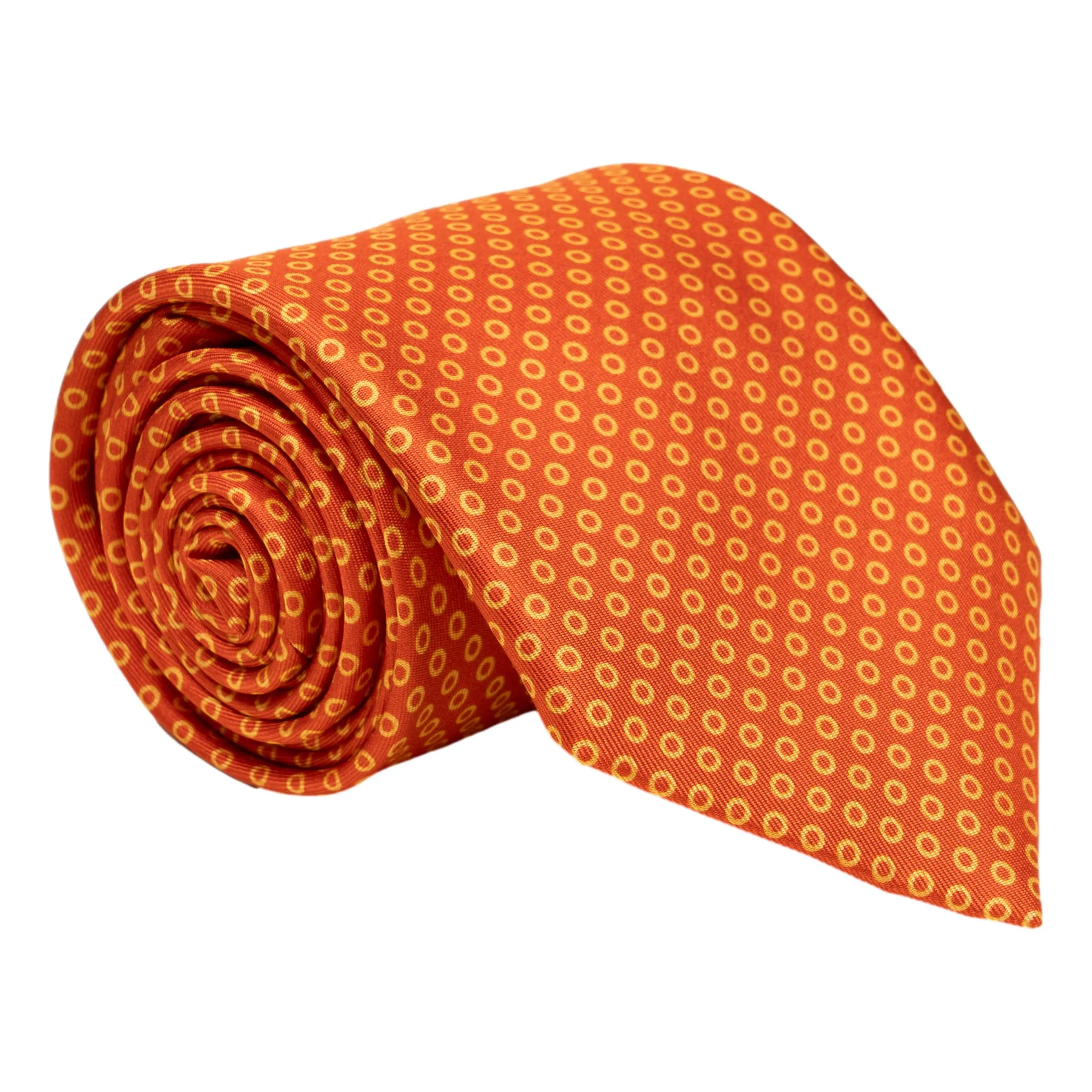 Circle Patterned Silk Tie sold by The Andover Shop product image thumbnail 4