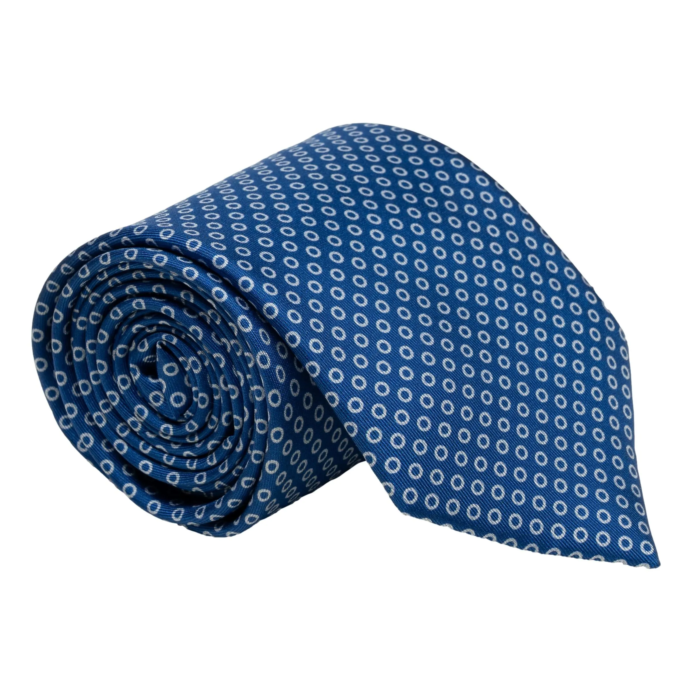 Circle Patterned Silk Tie sold by The Andover Shop product image thumbnail 3