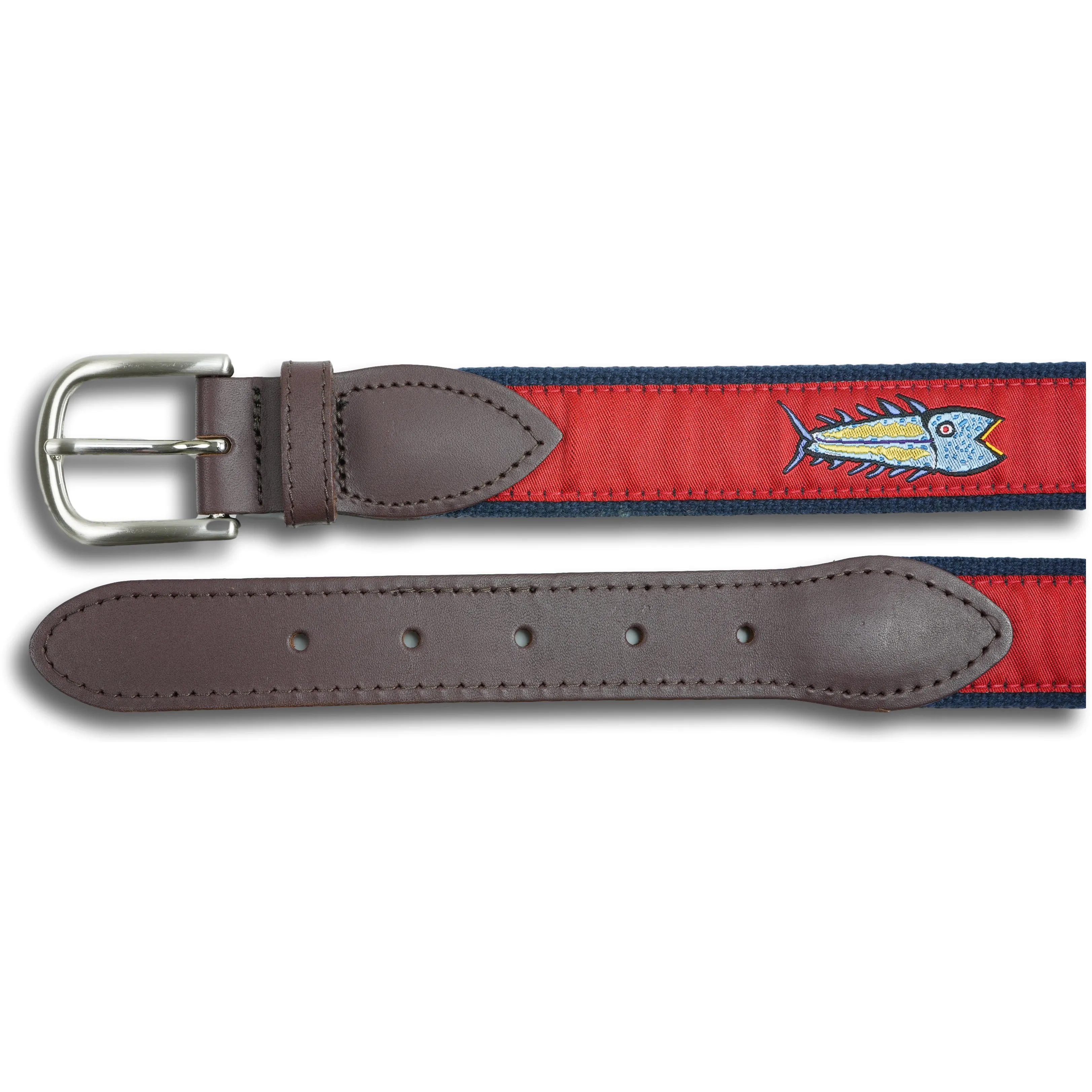 Hopkins Fish Leather Tab Belt sold by The Andover Shop product image thumbnail 3