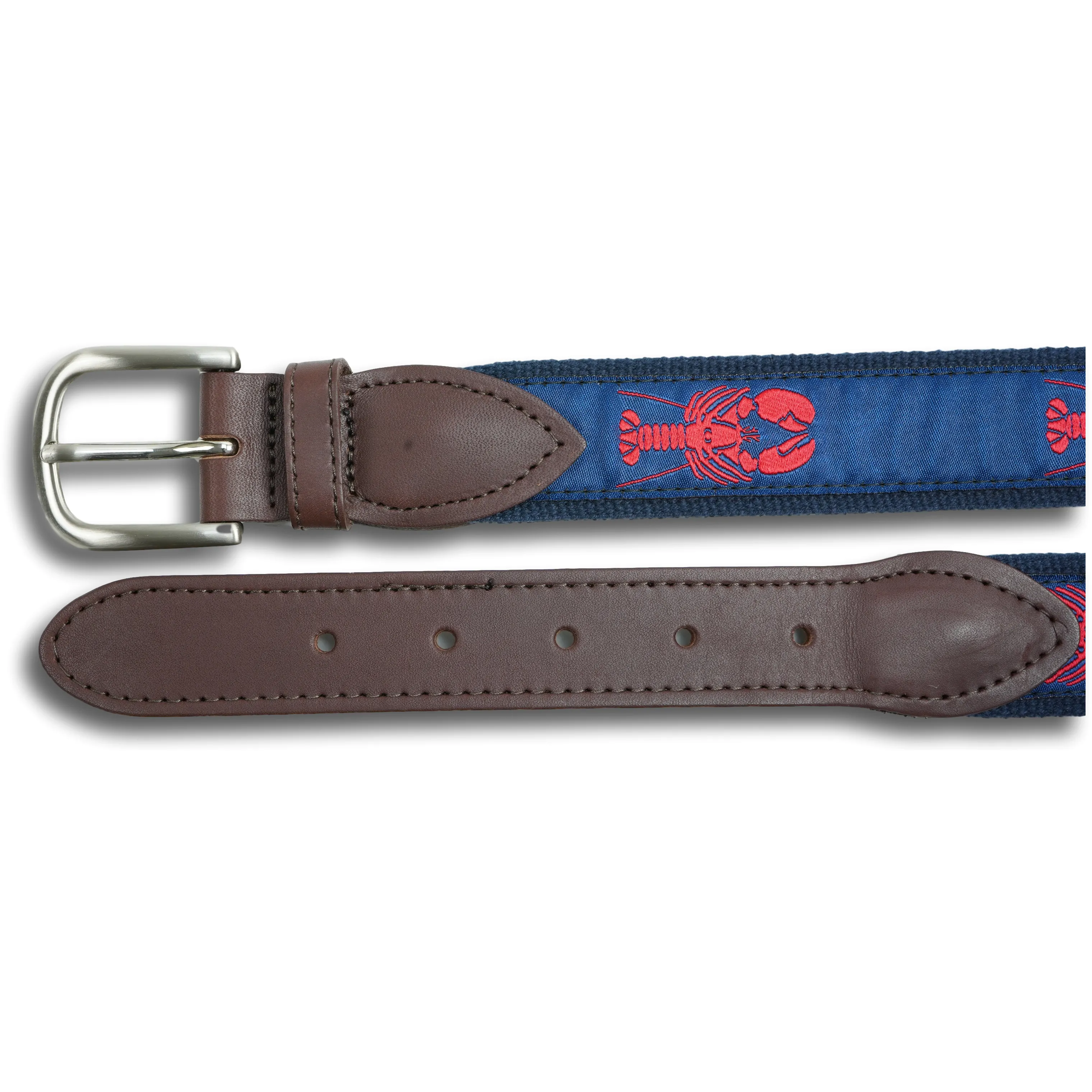 Lobster Leather Tab Ribbon Belt sold by The Andover Shop product image thumbnail 2