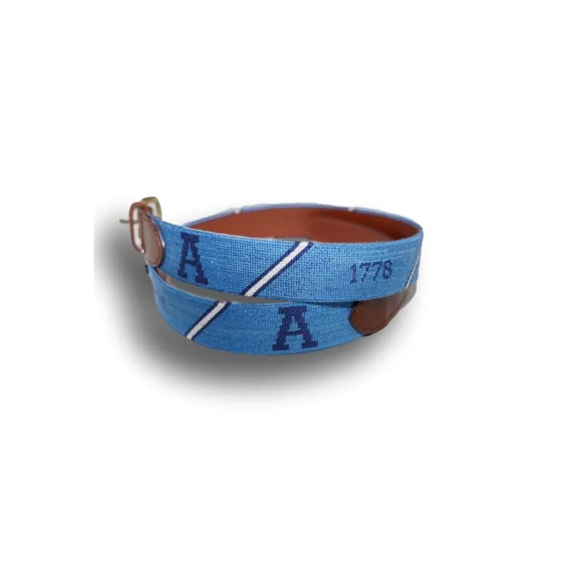 Phillips Andover Needlepoint Belt sold by The Andover Shop