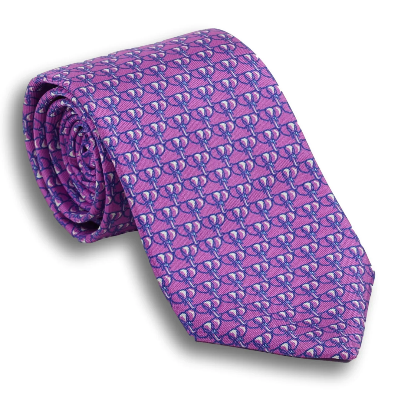 Purple Silk Elephant Tie sold by The Andover Shop