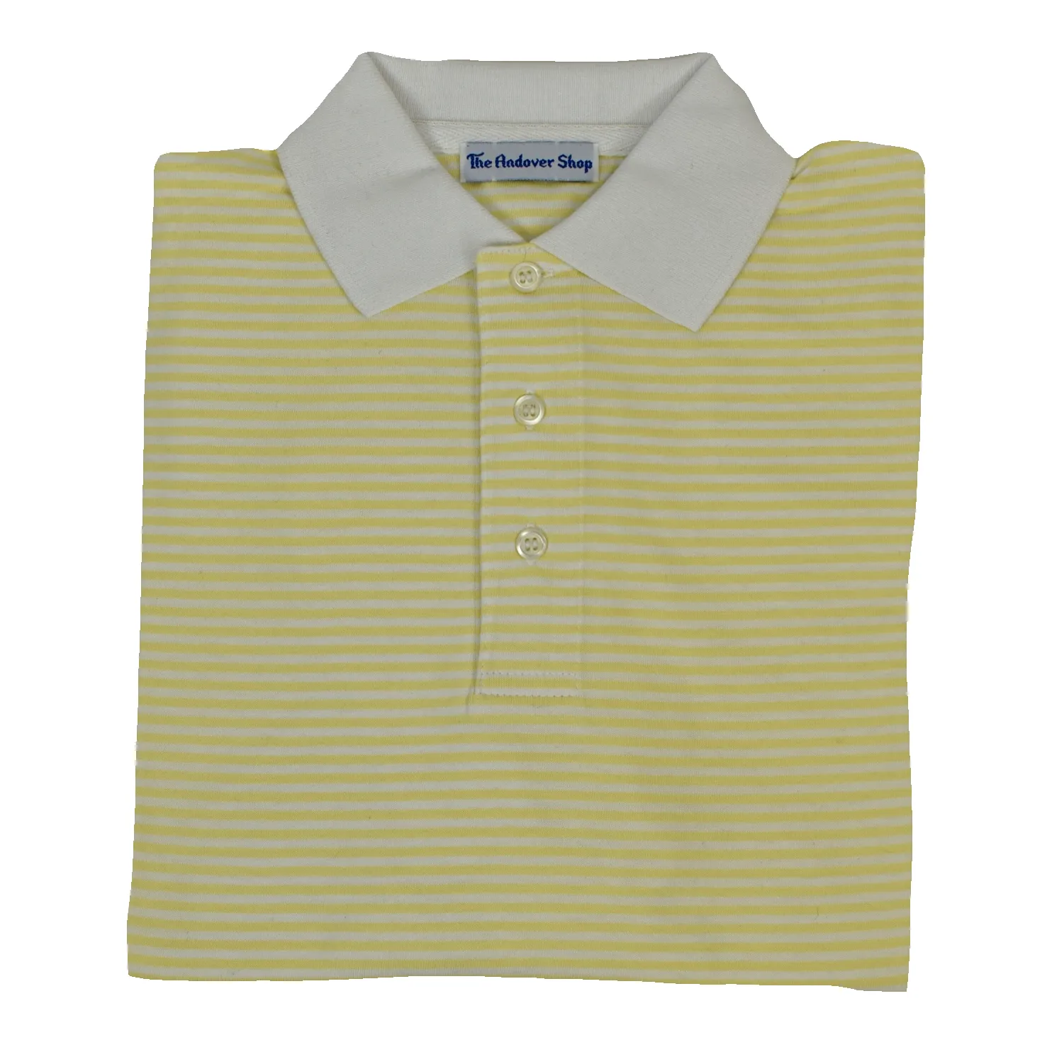 Striped Jersey Polo with Contrast Collar sold by The Andover Shop product image thumbnail 5