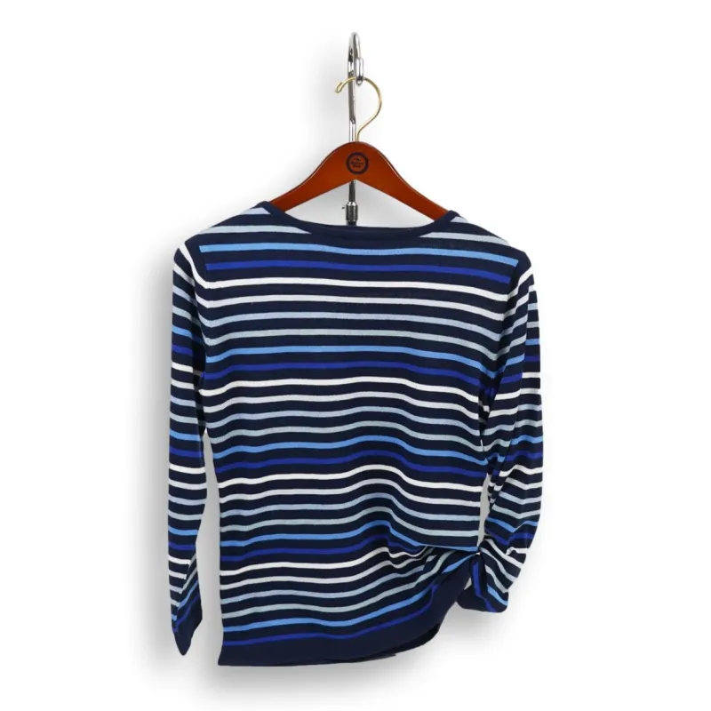 Boatneck Three Color Sweater sold by The Andover Shop