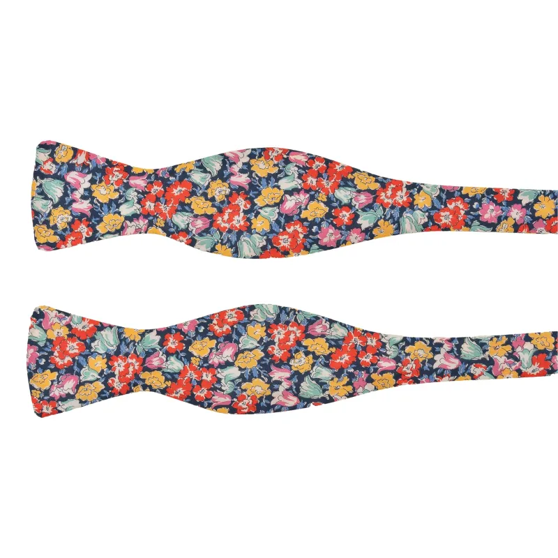 Floralia Cotton Bow Tie made by The Andover Shop