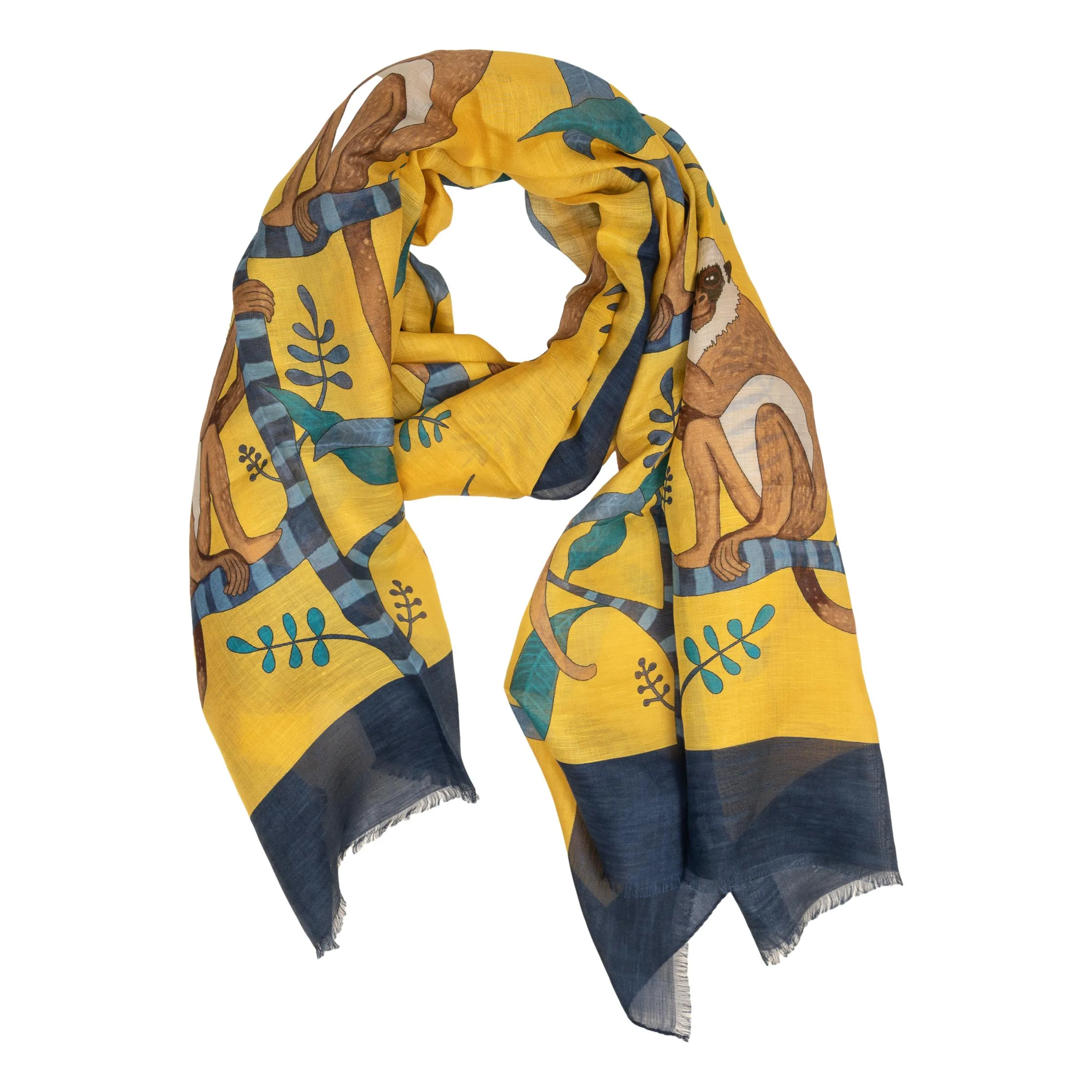 Monkey Linen and Silk Blend Scarf sold by The Andover Shop