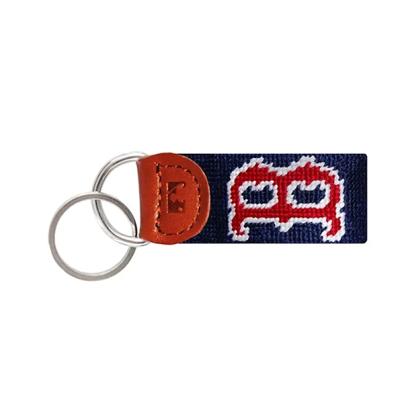 Red Sox Needlepoint Key Fob sold by The Andover Shop