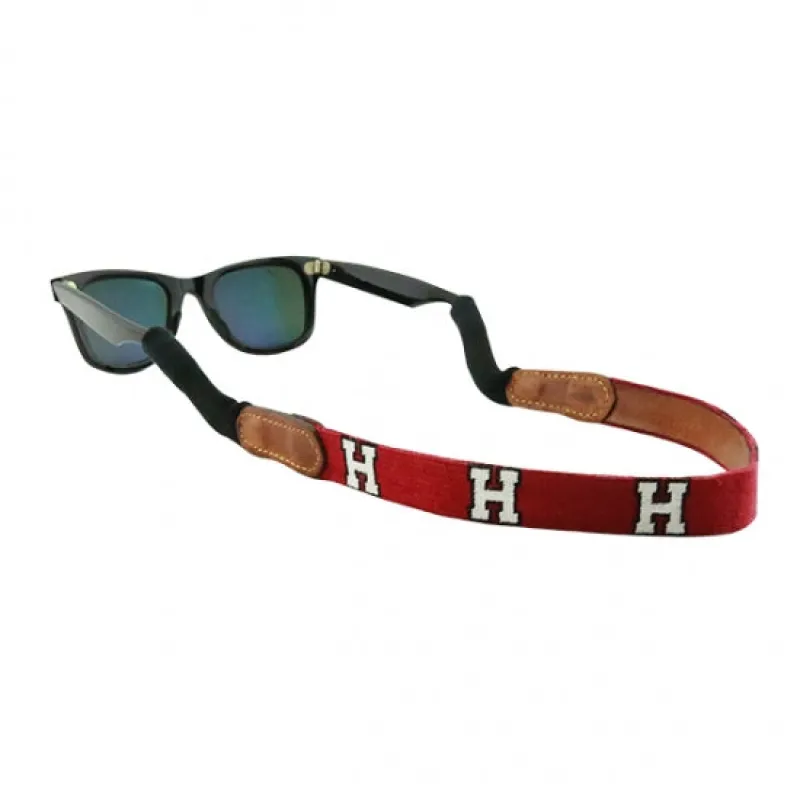 Harvard University Needlepoint Sunglass Straps sold by The Andover Shop