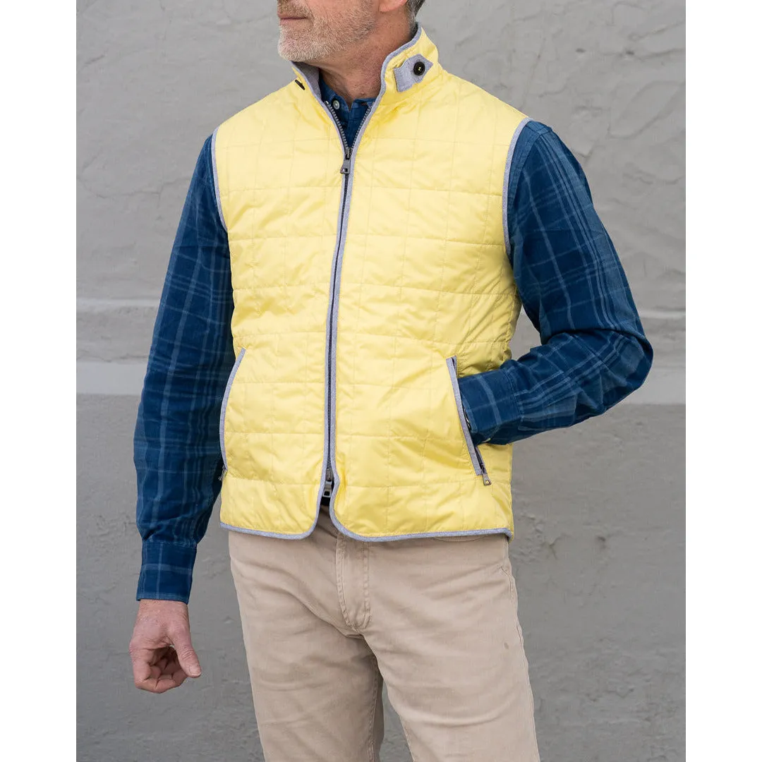 Soft Yellow Theo Waterville Quilted Vest sold by The Andover Shop product image thumbnail 2