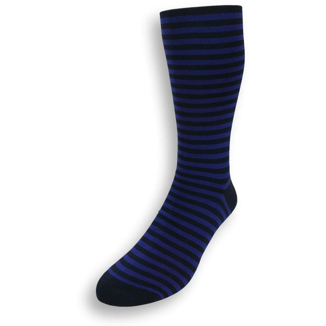Mid-Calf Striped Cotton Dress Sock sold by The Andover Shop product image thumbnail 4