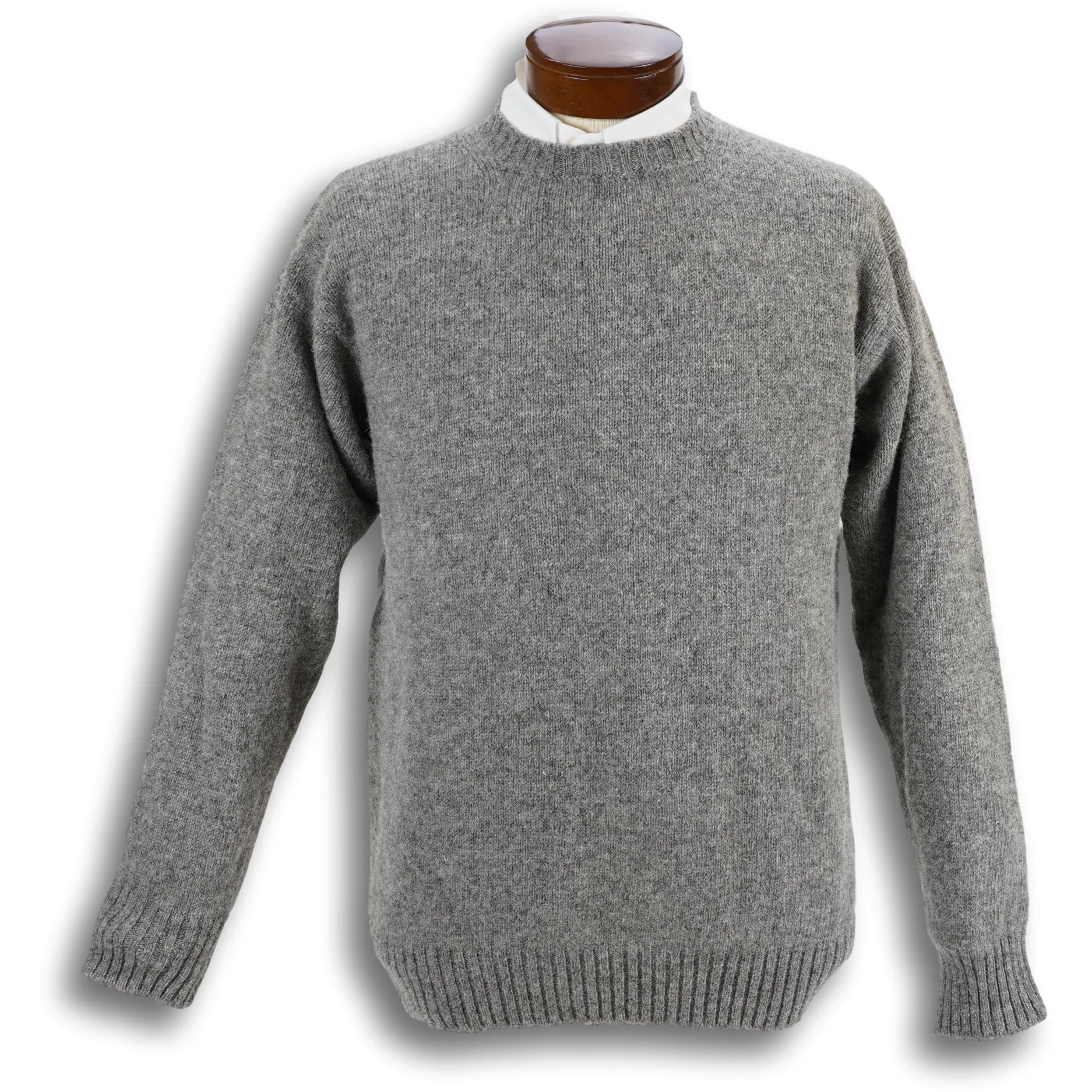 Shetland Crew Neck Sweater sold by The Andover Shop product image thumbnail 5